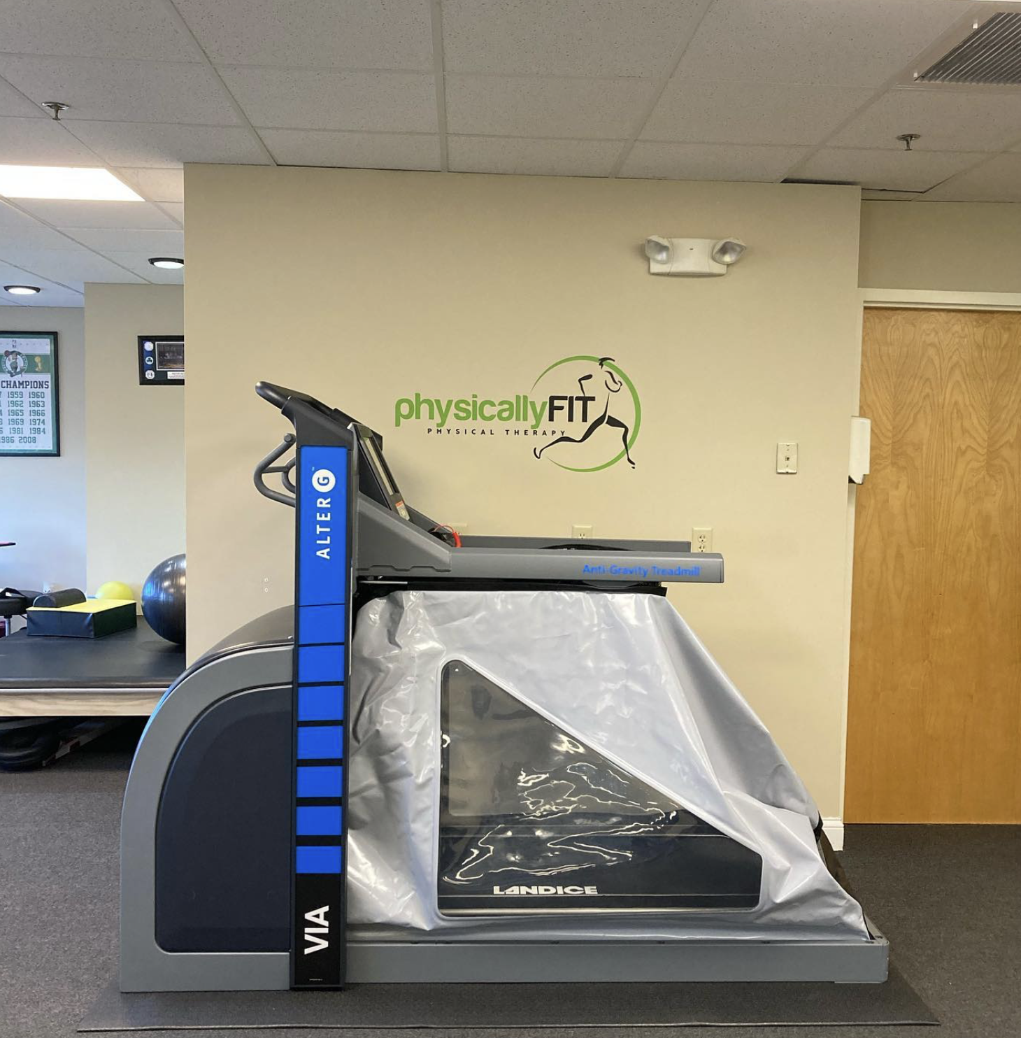Anti-gravity treadmill.