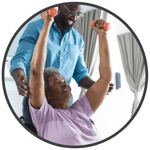Physical therapy services for strength, mobility, balance, and injury recovery