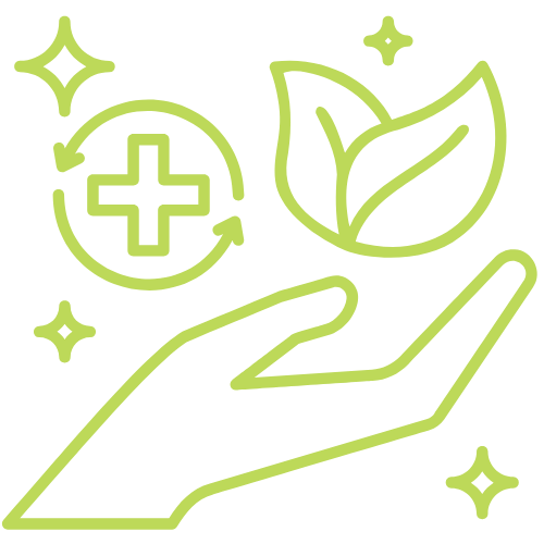 Natural healing icon