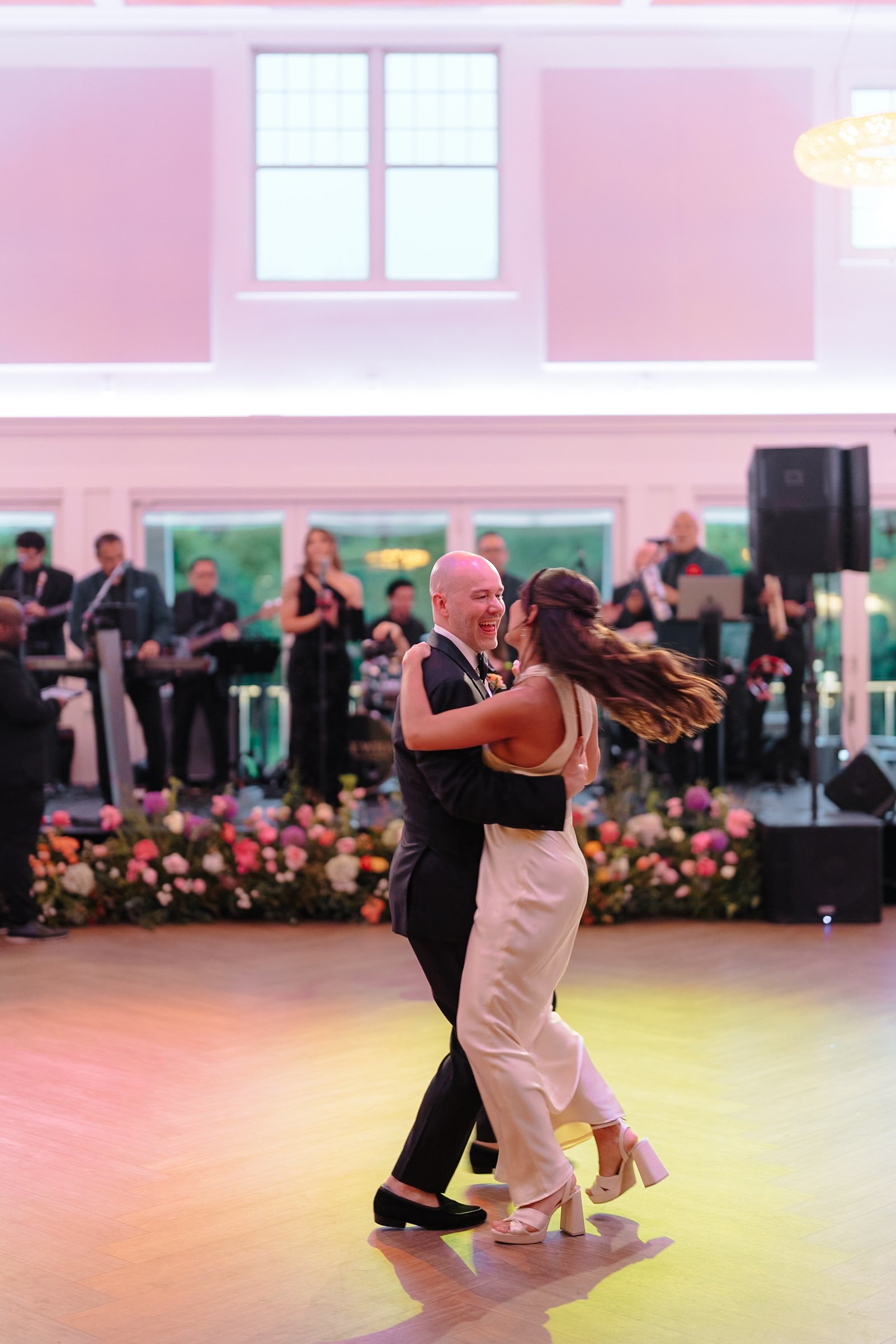 first dance, ball room, reception, band.jpg