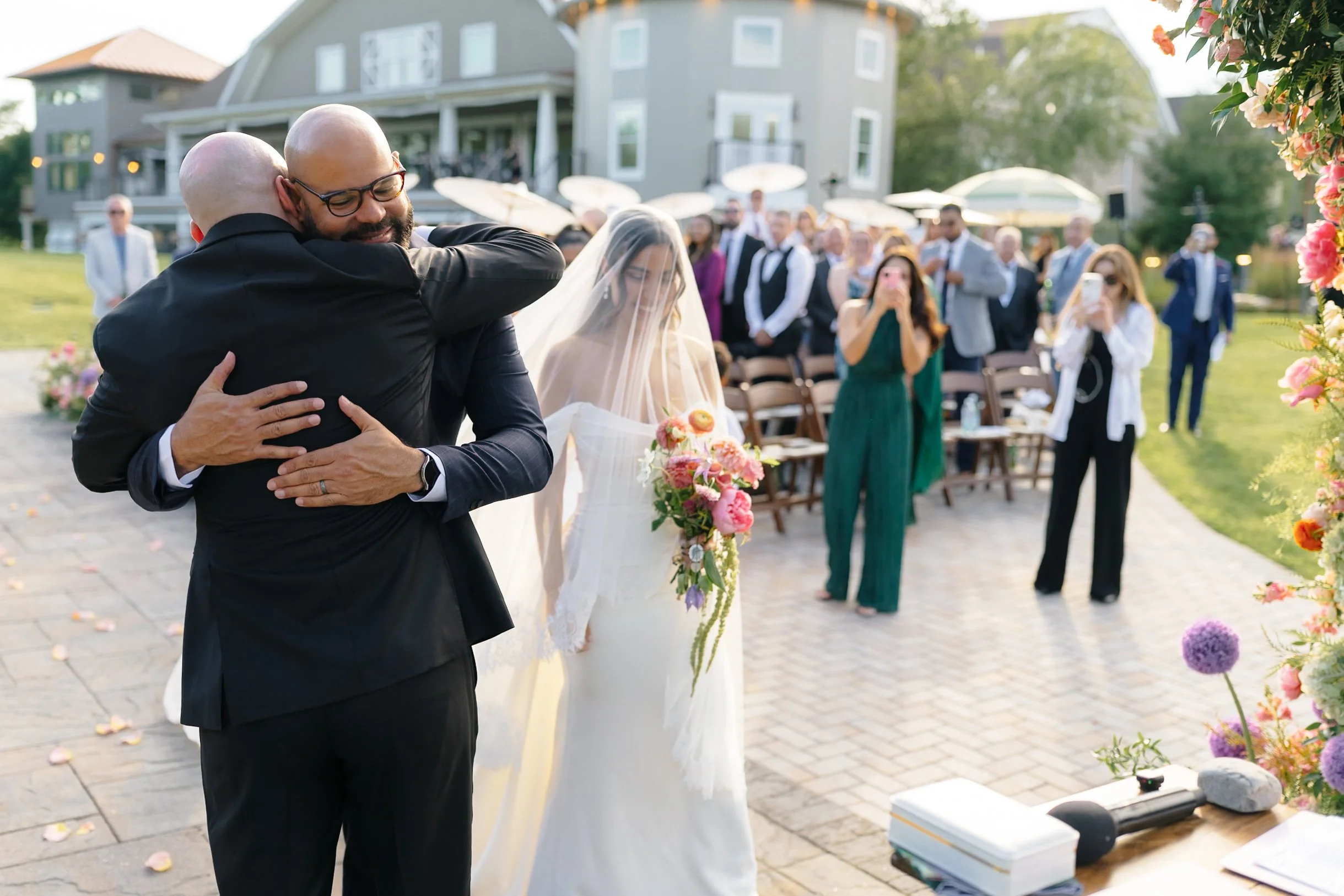 pond ceremony, end of aisle, summer.jpg