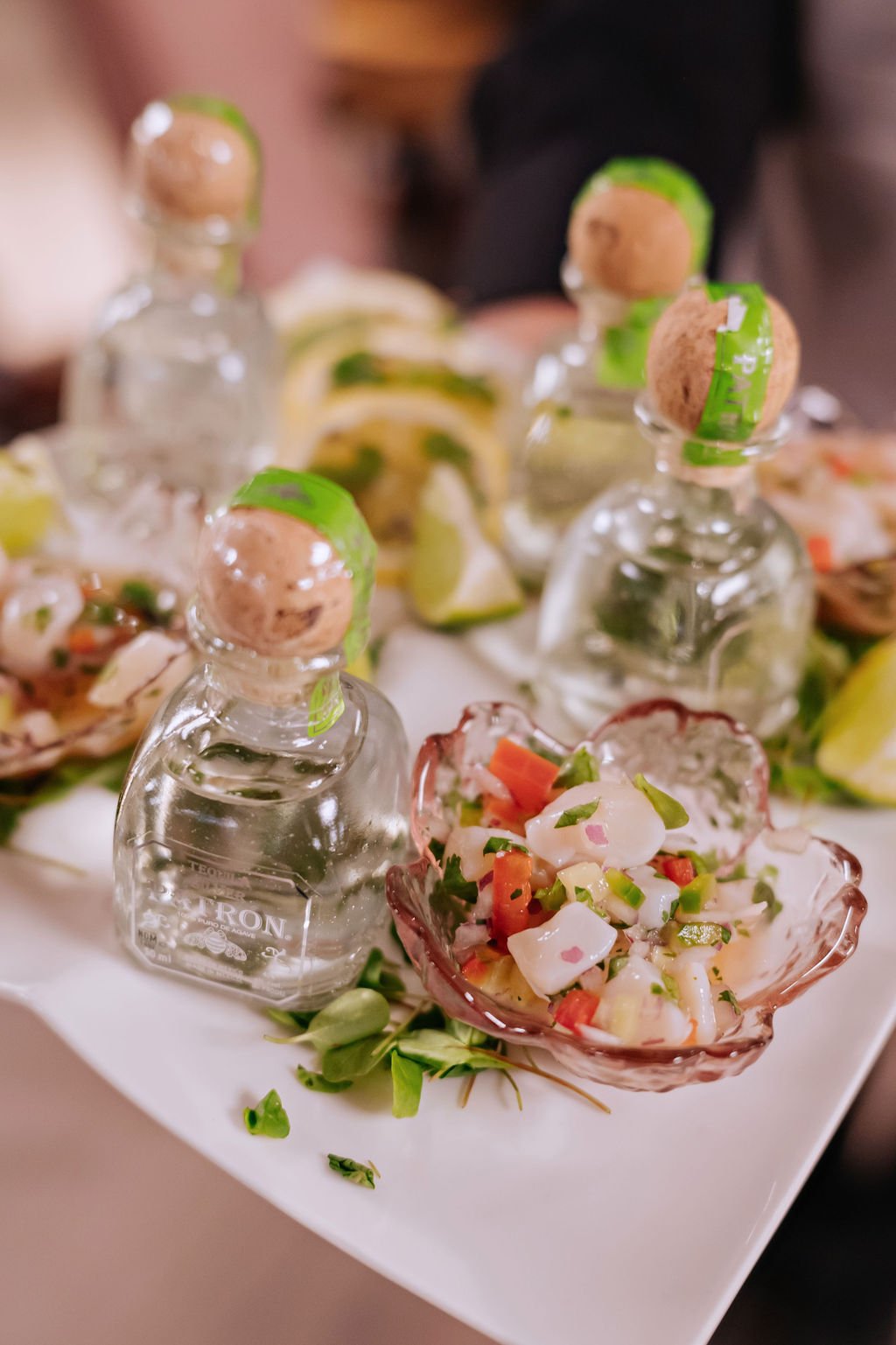 Peruvian Style Ceviche Plantain Chips and Patron lite bite.jpg