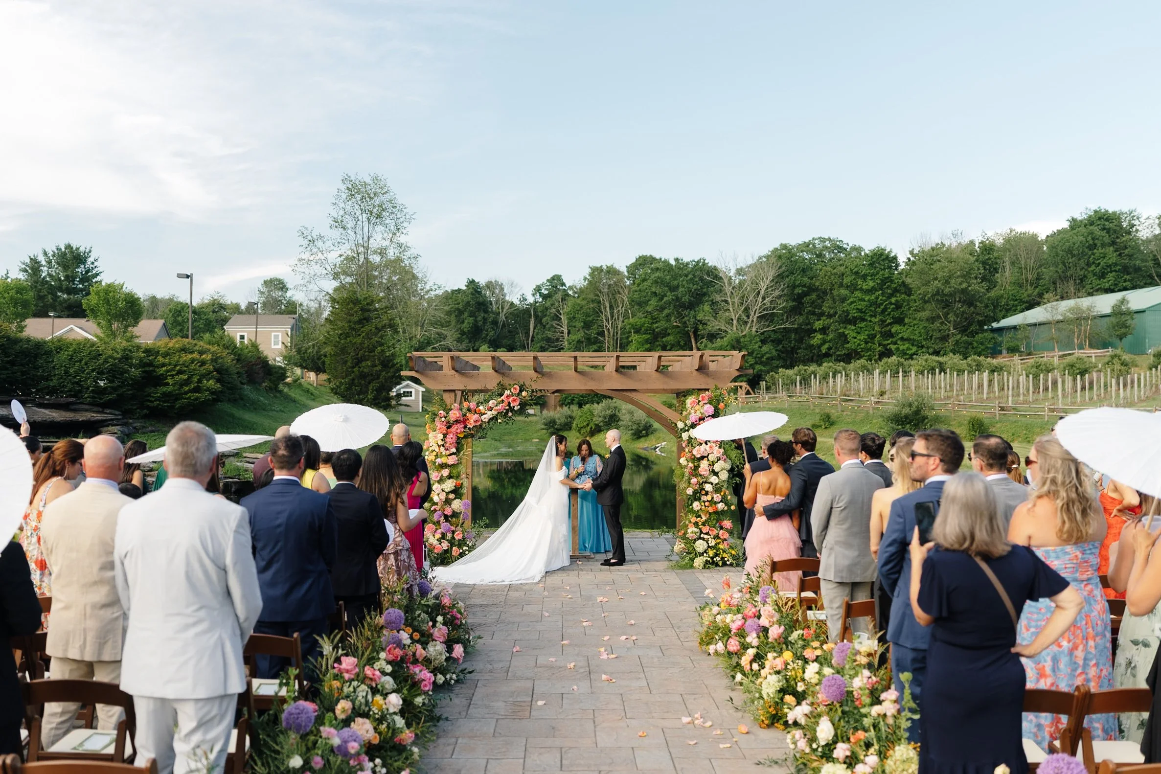 florals, details, pond ceremony, aisle.jpg