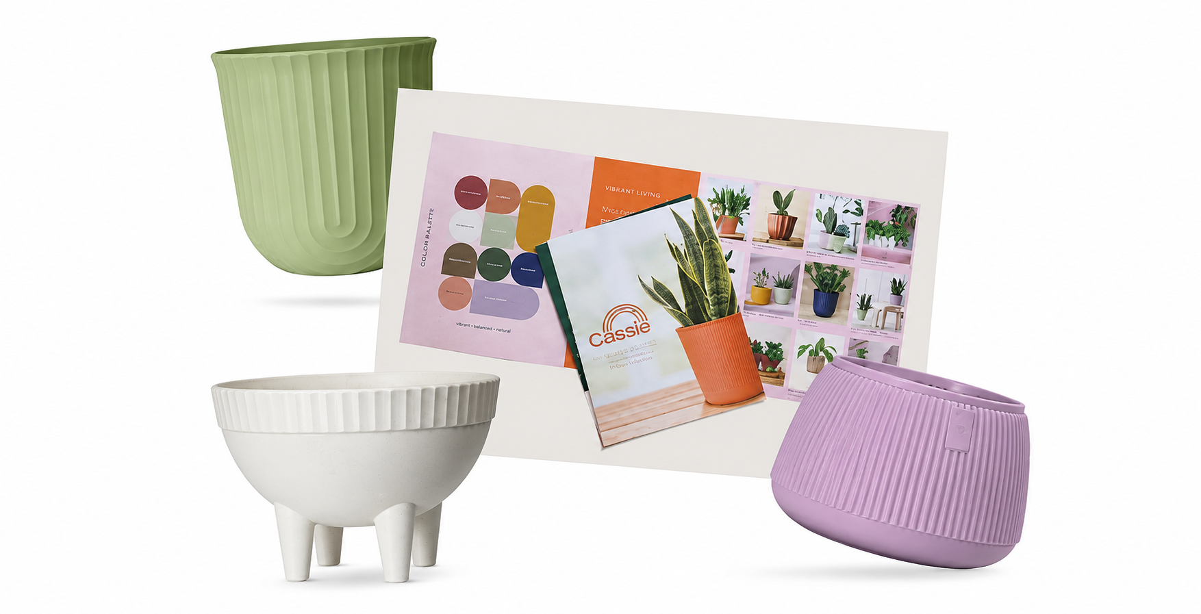 decorative modern planters