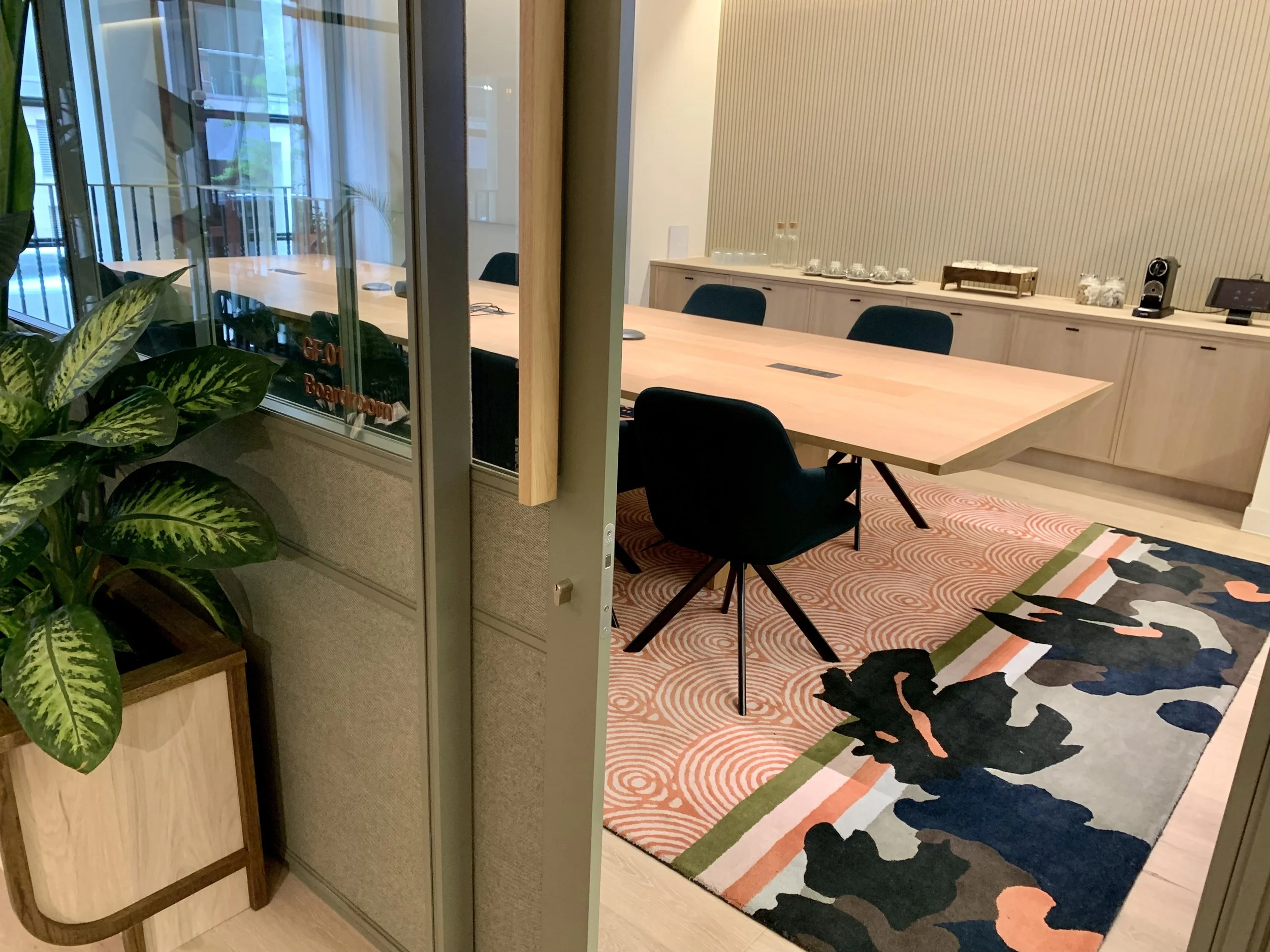 Totzke Rug - Life Force by Wuno - installed at Greatcoat House