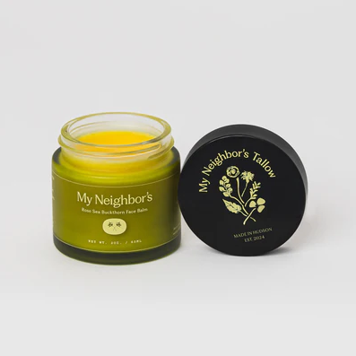 My Neighbor's | Rose & Sea Buckthorn Face Tallow Balm, 2 oz