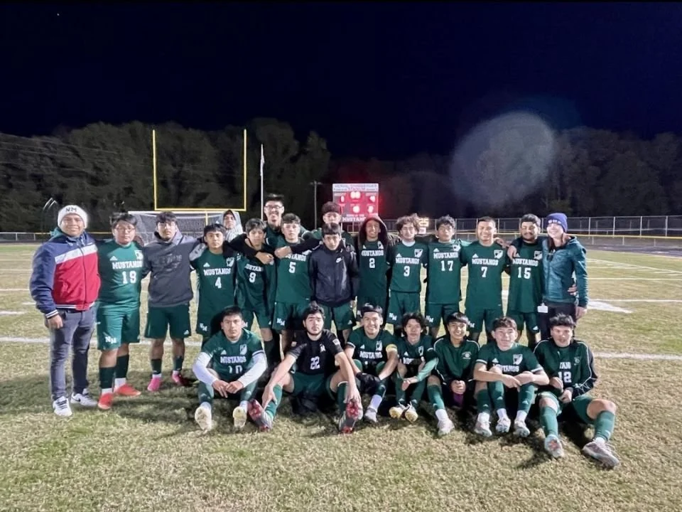 Patriots soccer upset, Mustangs move on