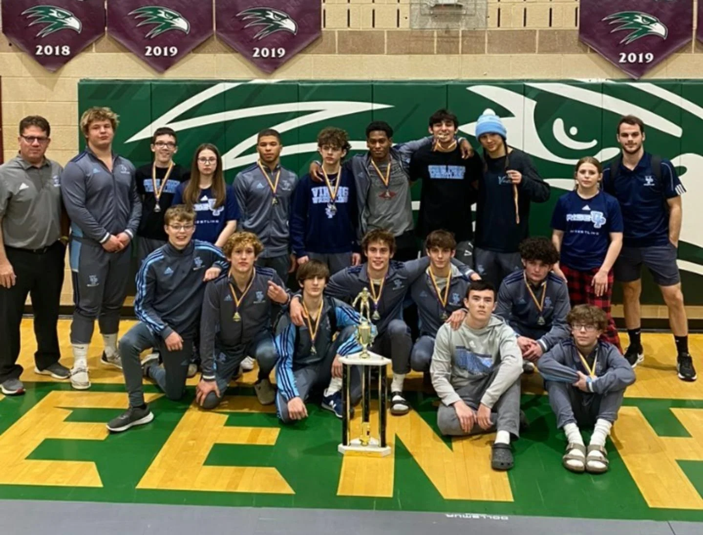 13 Vikings crowned champs at wrestling tournaments