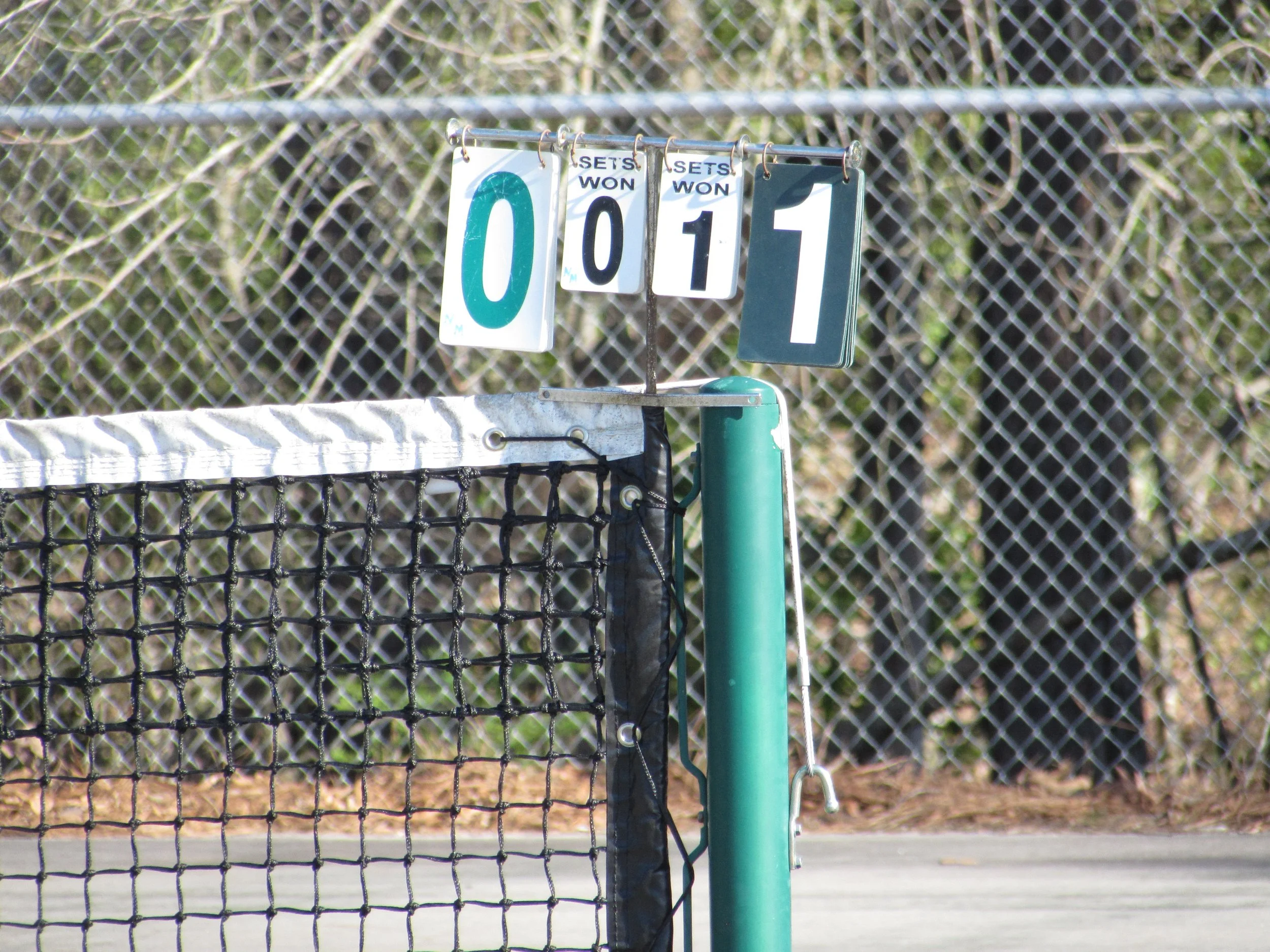 Tuesday Tennis Results