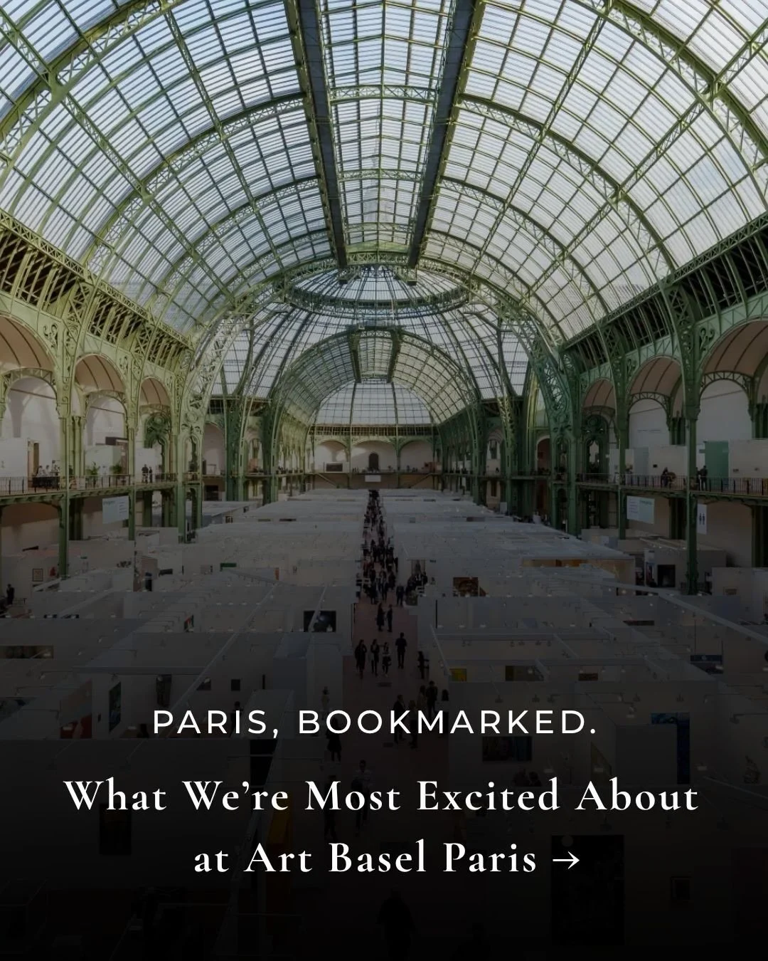 Our bookmarks are looking very Parisian. 🇫🇷 Art Basel Paris returns October 23&ndash;25, and we&rsquo;re looking forward to new discoveries, familiar favorites, and art that takes us beyond the Grand Palais. Swipe for a few things on KPR&rsquo;s ra
