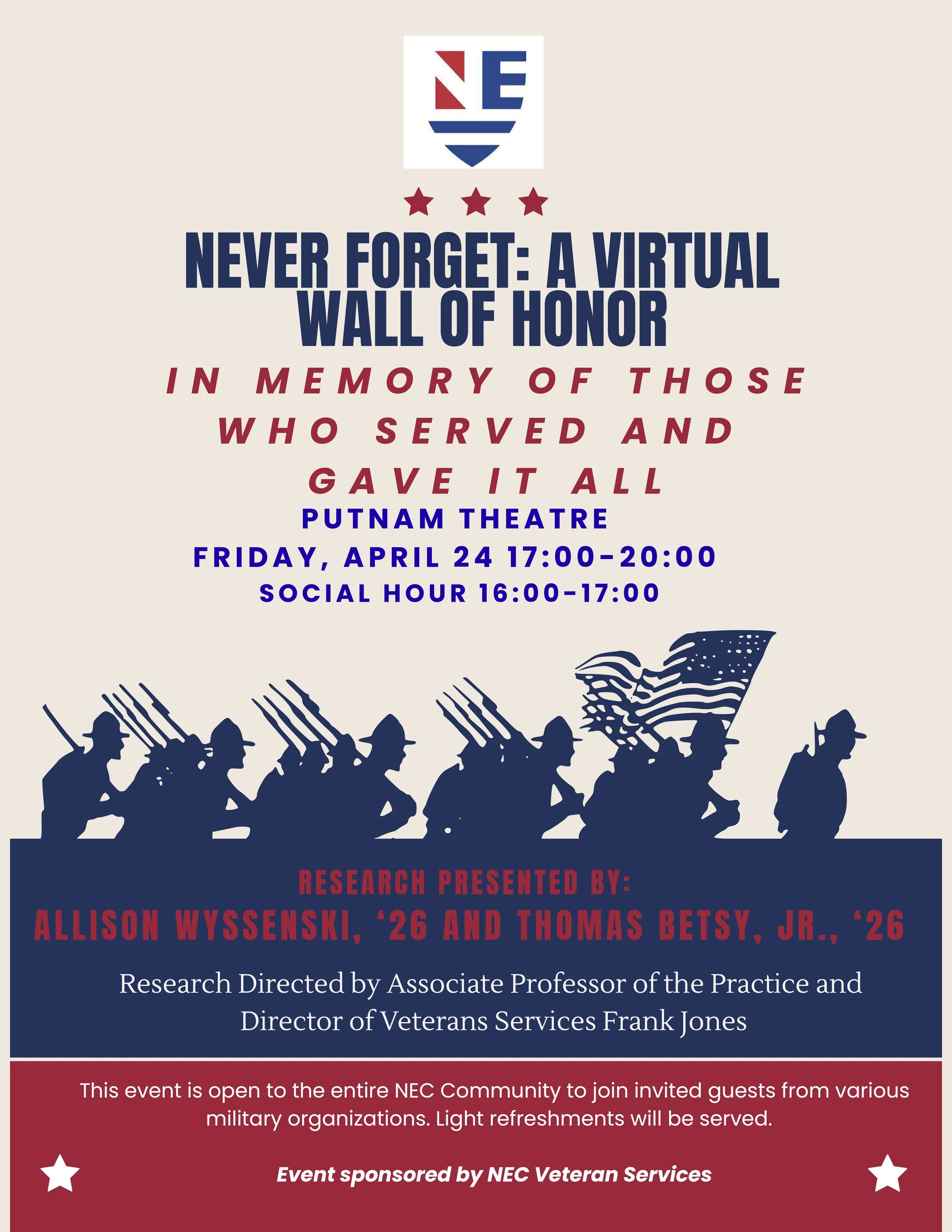 Never Forget: A Virtual Wall of Honor