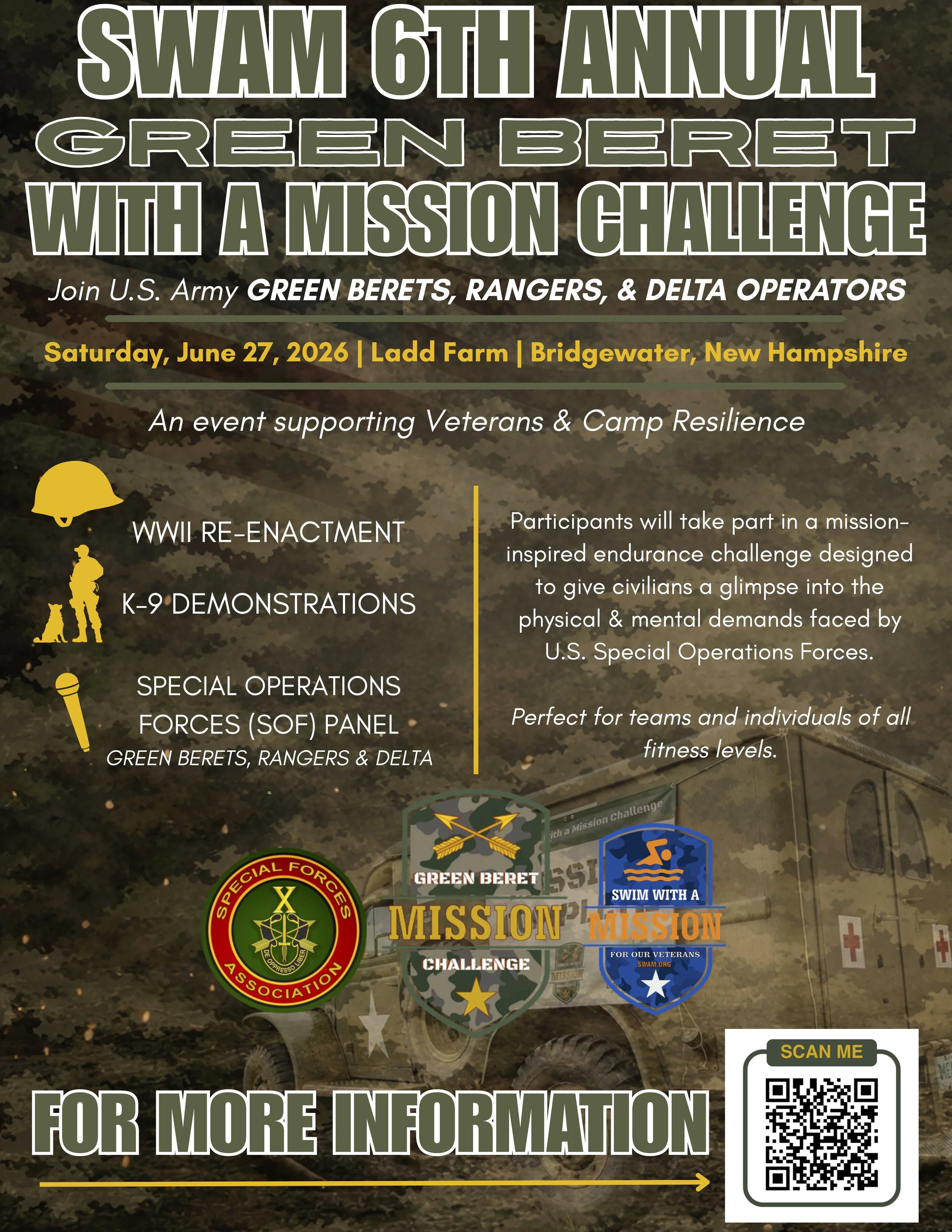 Green Beret With A Mission Challenge