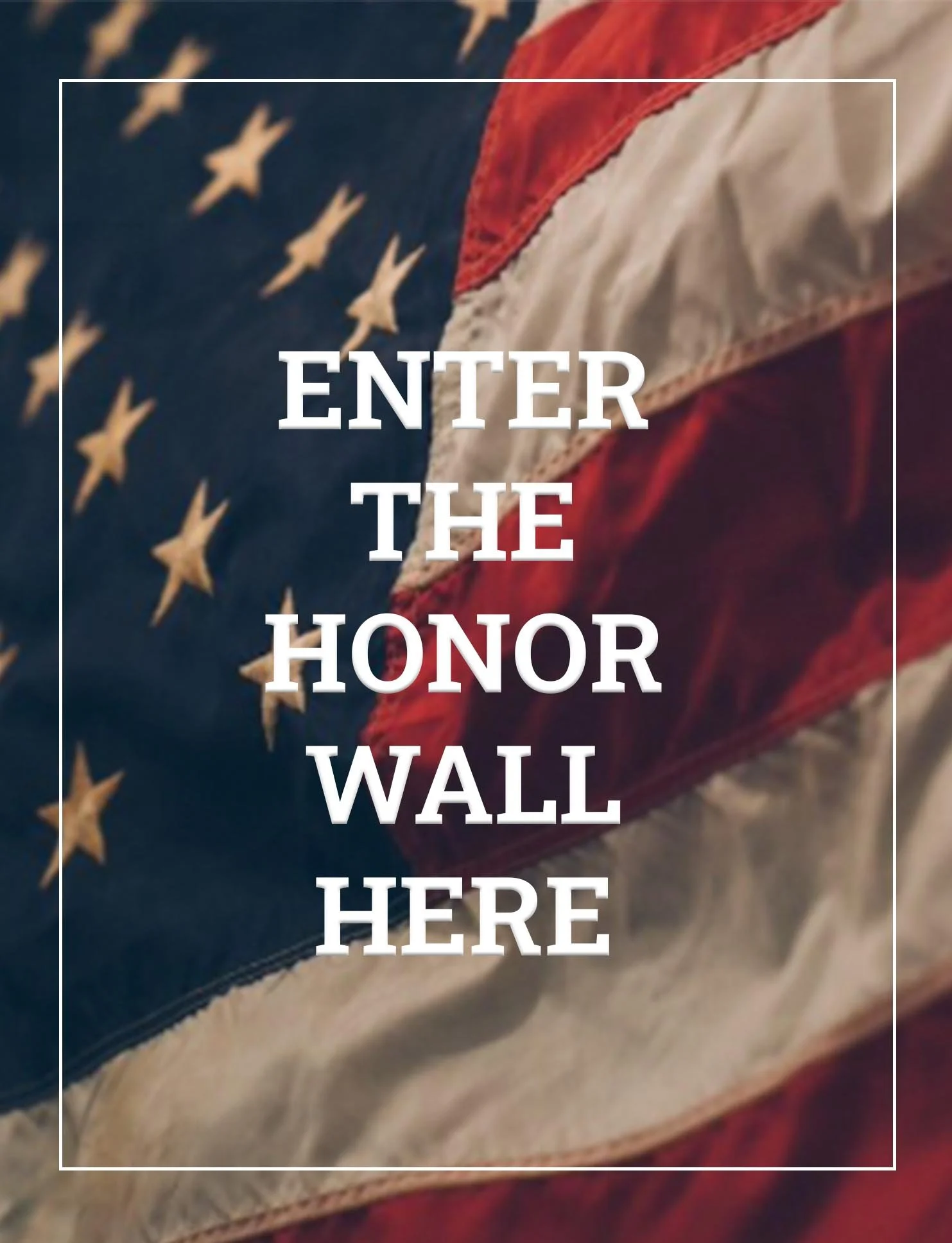 Enter the Honor Wall