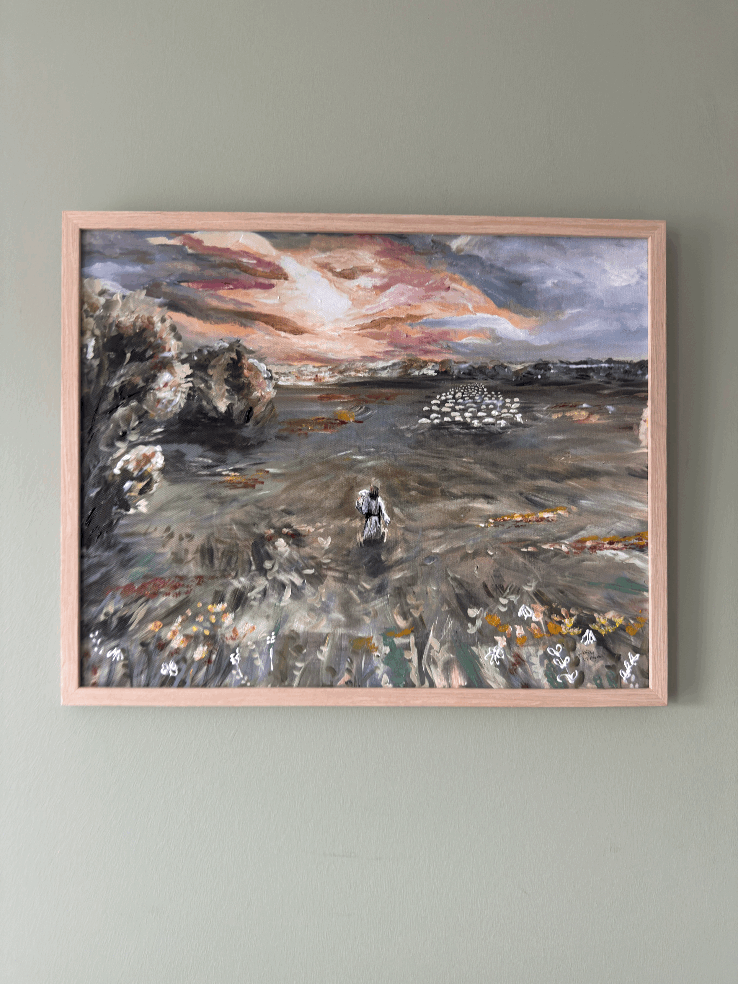 Leaves the 99 Painted Print