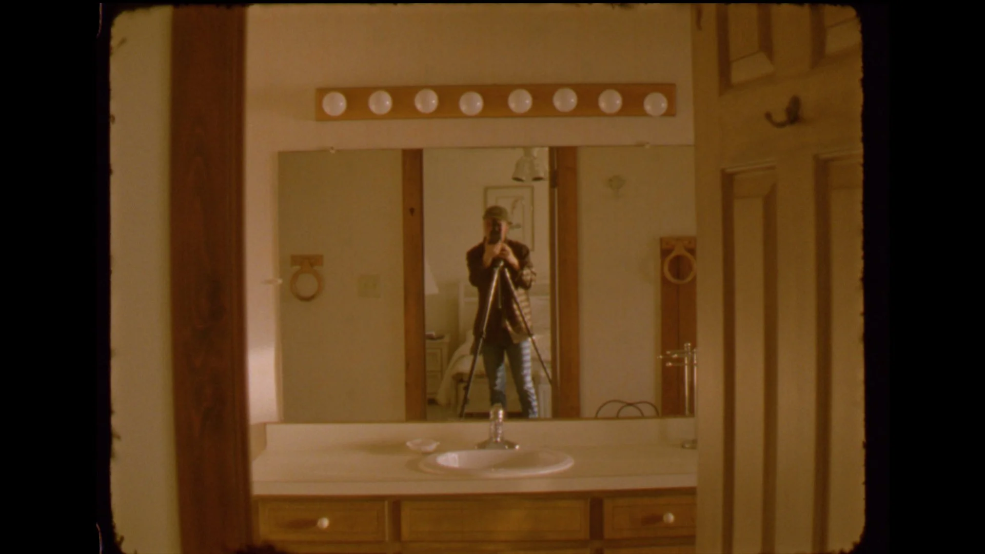 Noah Stone filming his Rest visual diary on 16mm film in the Outer Banks NC
