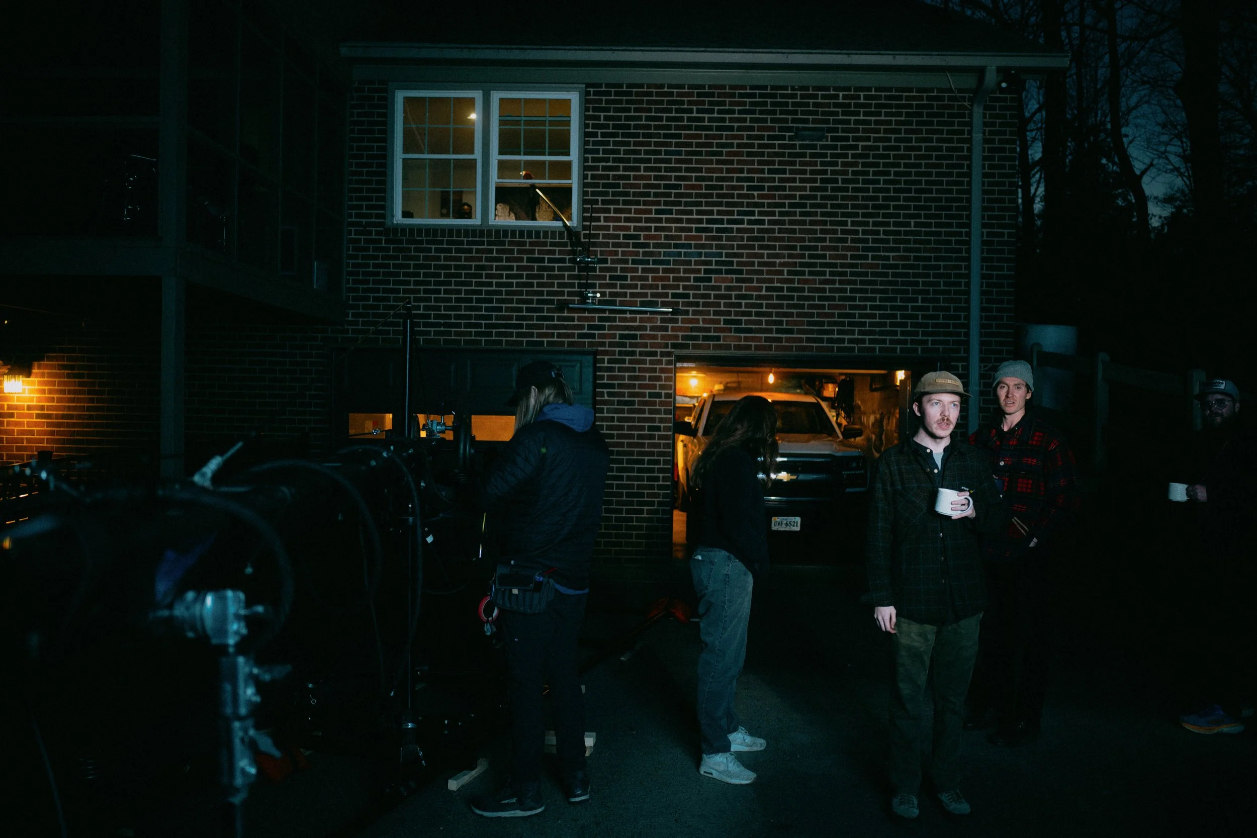 Late nights producing on set in Richmond Virginia with Eli Perdew