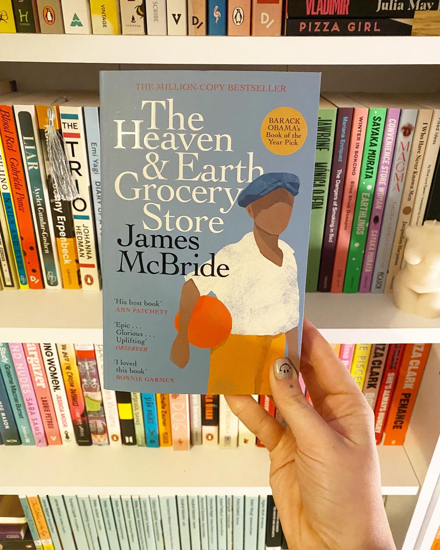 Our book club pick for April is The Heaven &amp; Earth Grocery Store by James McBride! We meet on the last Thursday of every month at @redlion_cheadle 7:30pm. Hope to see some of you there!
