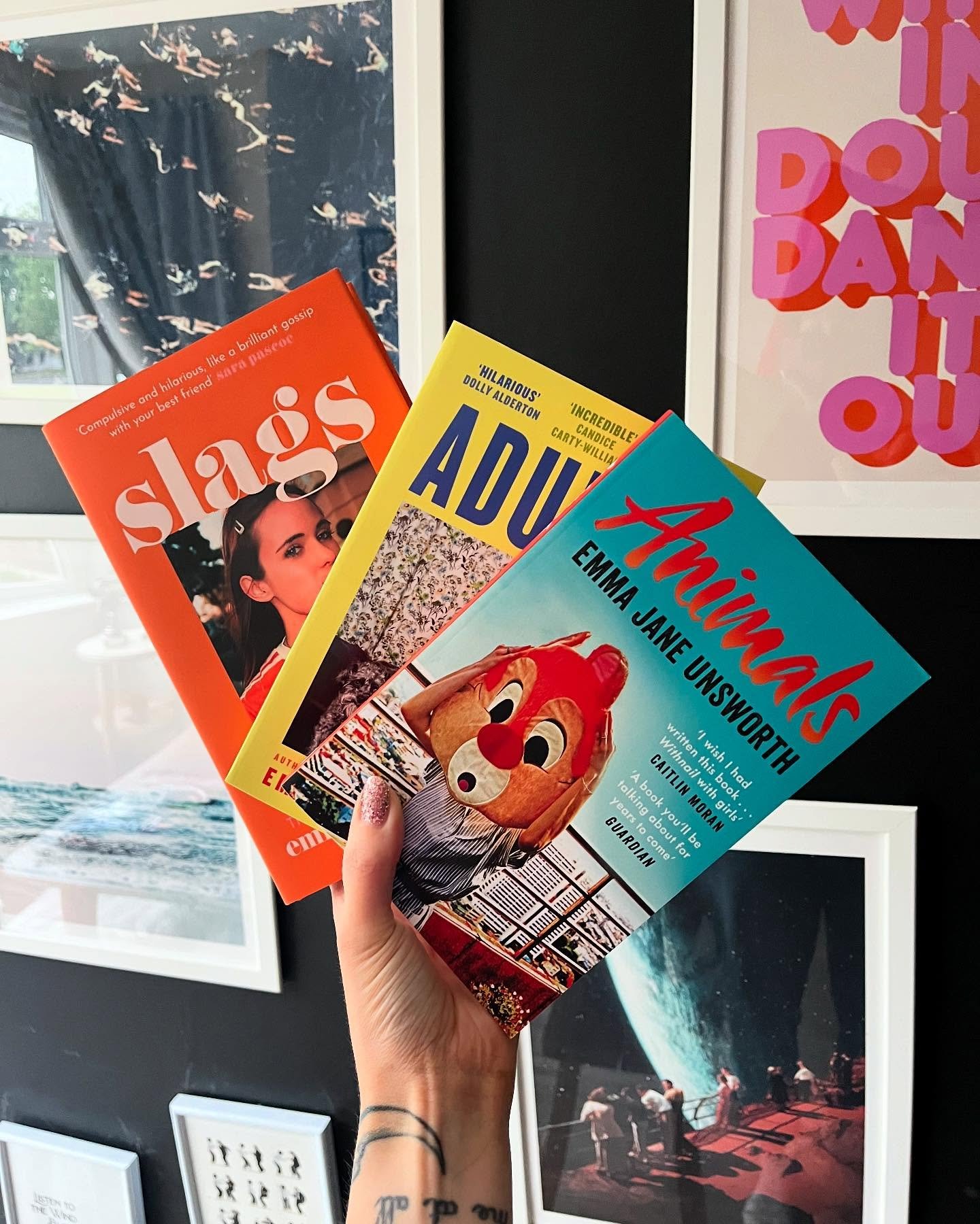 What a joyful evening last night listening to @emjaneunsworth talk about her new book Slags - I can&rsquo;t wait to read it! Thank you to @simplybookshq for hosting &amp; @gabbygumdrops for taking me along!