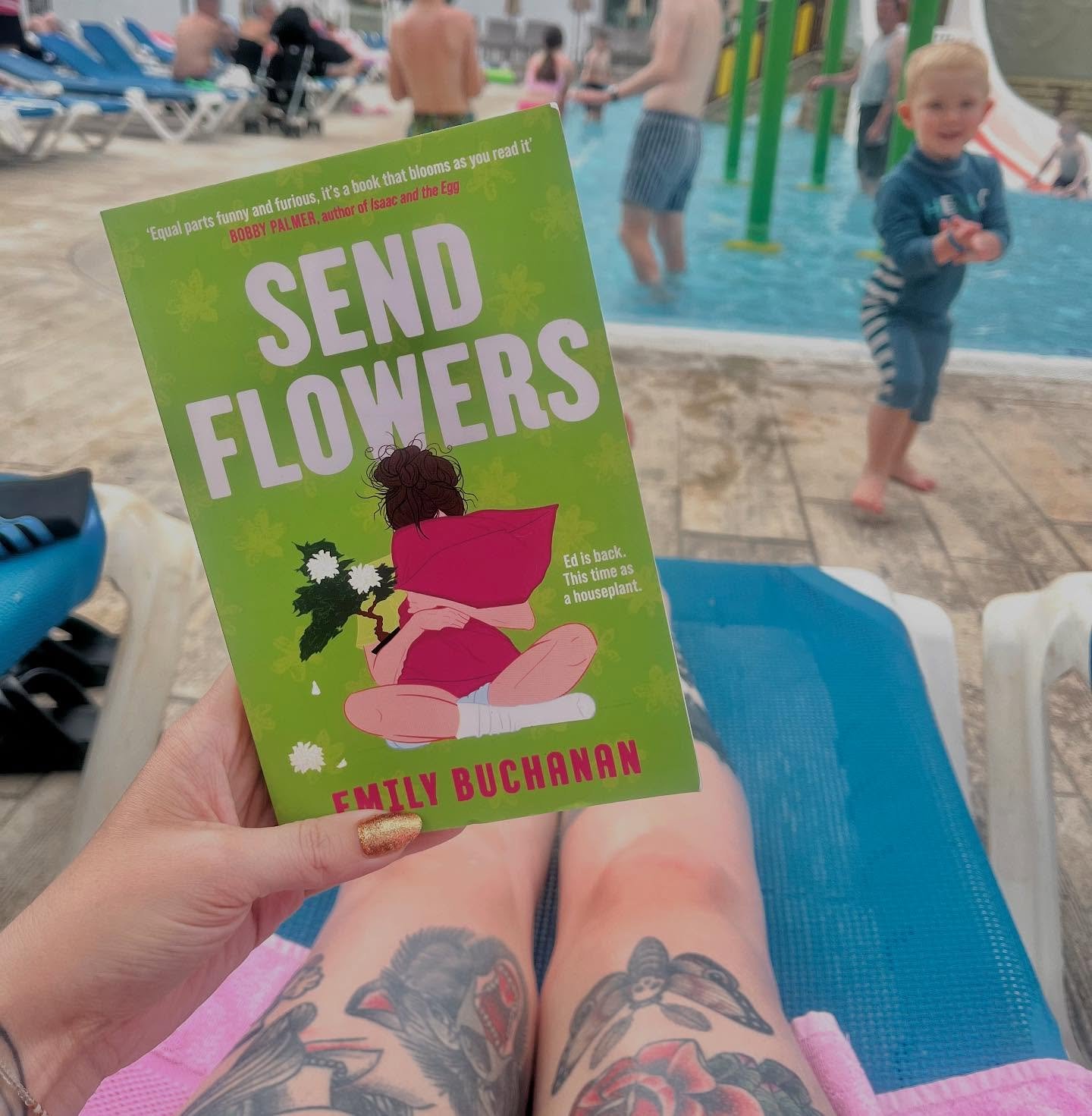 I read Send Flowers by Emily Buchanan while on my holidays and wow 🥹💐
It&rsquo;s such a gentle, moving story about love, loss and finding your way through grief. I didn&rsquo;t expect it to hit so hard, but it did in the softest, most beautiful way
