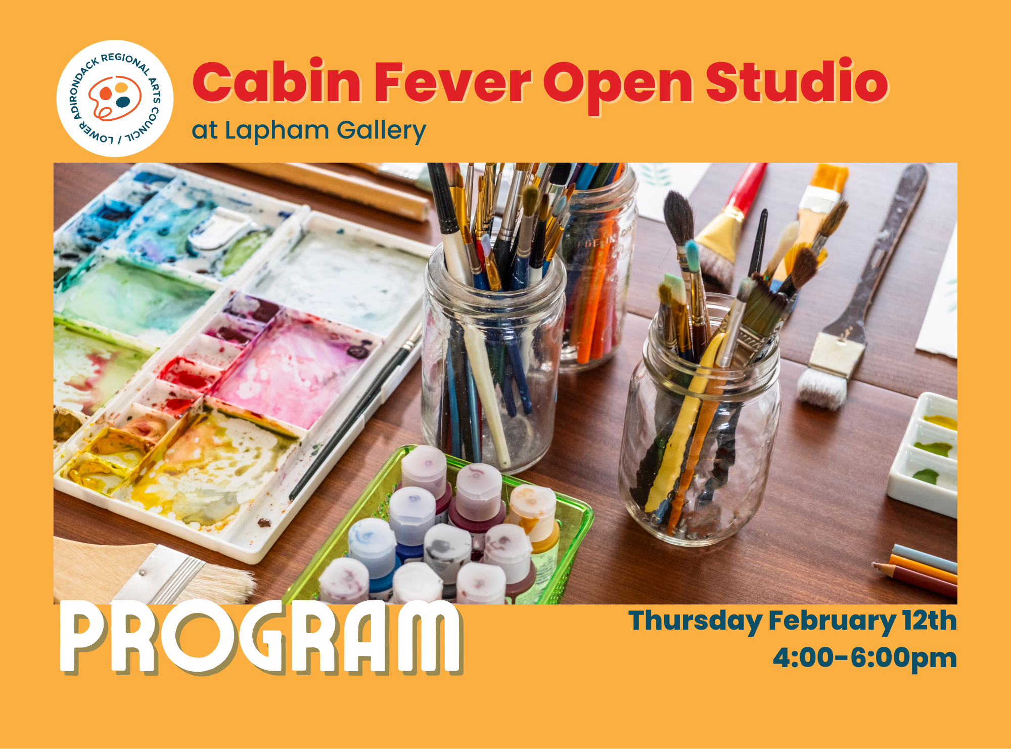 Cabin Fever Open Studio in the Gallery