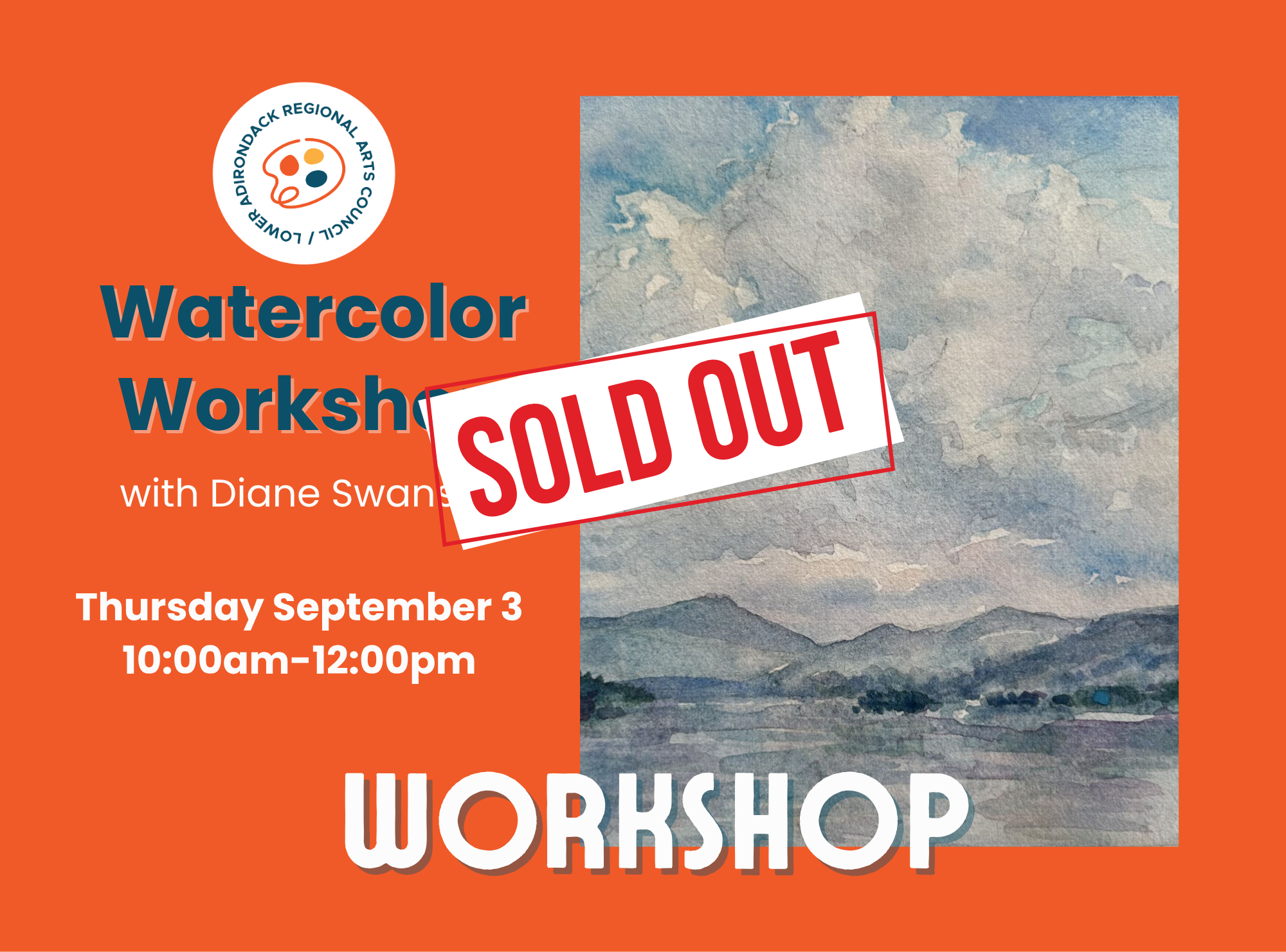 Workshop: Watercolor with Diane Swanson