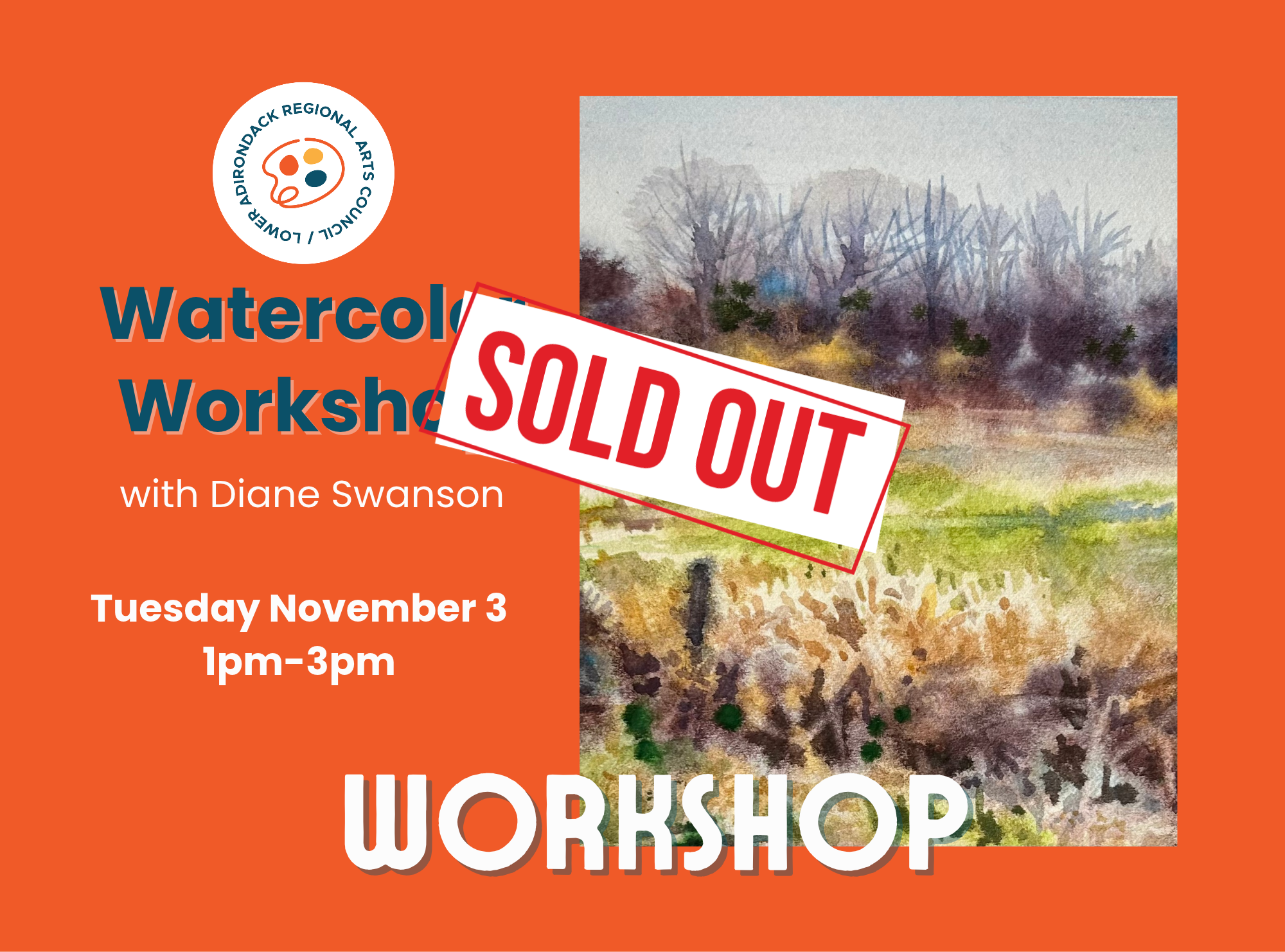 Watercolor Workshop with Diane Swanson