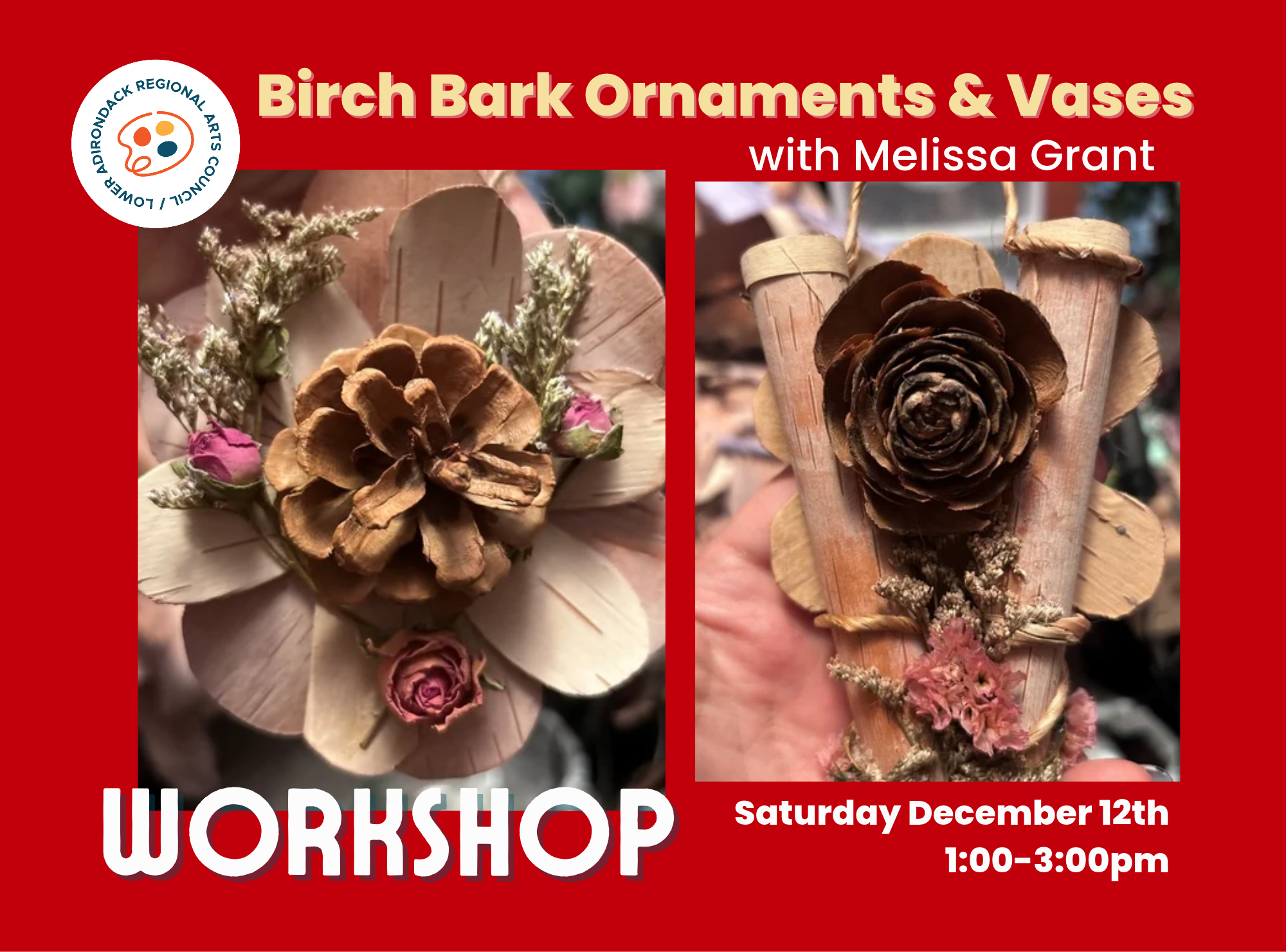 Birch Bark Ornaments &amp; Vases with Melissa Grant