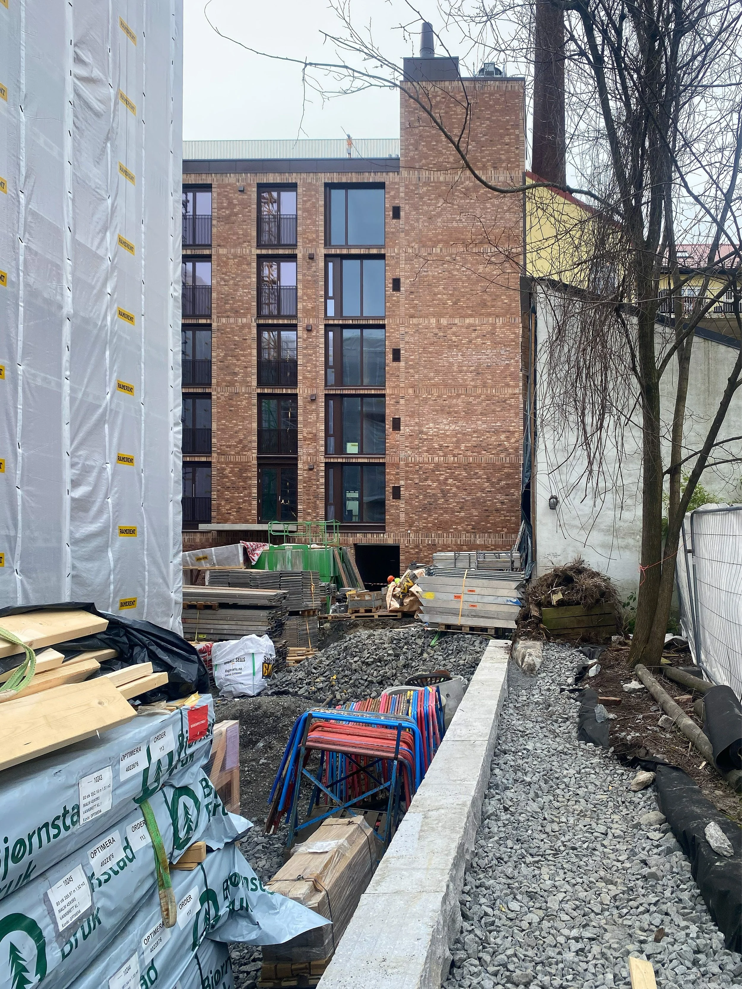 Byggeplass Marstrandgata 11