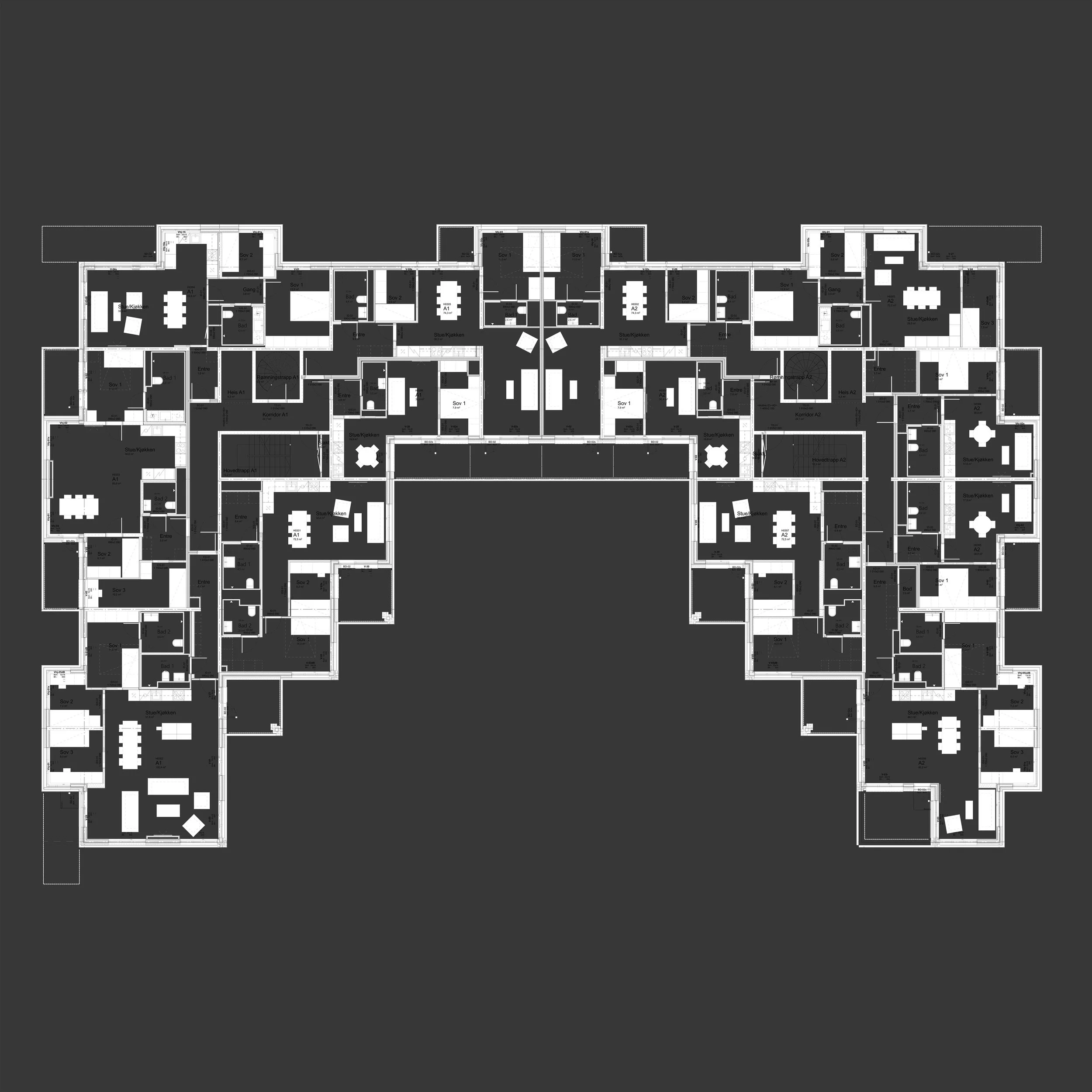 LEN_ARK_A_PL_03_201-Bygg A-Plan-03 Etasje.jpg