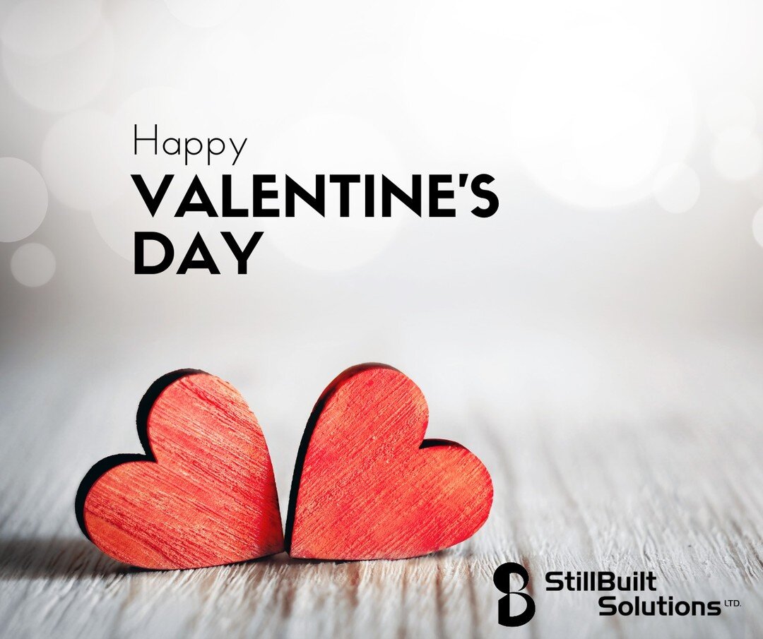 Happy Valentine's Day from Stillbuilt Solutions! ❤️ Today is all about love and appreciation, and we want to take a moment to express our gratitude to our amazing team and clients who are the heart of our business. Thank you for your hard work, dedic
