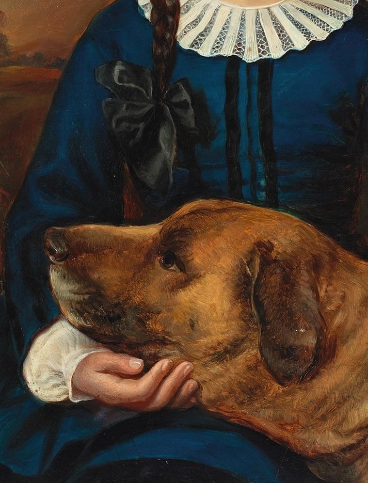 Bildnis+der+Baroness+Trent-Turcati+mit+Hund+%281856%29+Elisabeth+Modell+%28German%2C+1820+-+1865%29.jpg