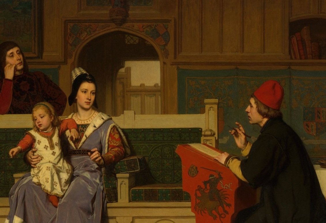 Hugo+van+der+Goes+Painting+the+Portrait+of+Mary+of+Burgundy+Wilhelm+Koller+%28Austrian%2C+1829-1884%29.jpg