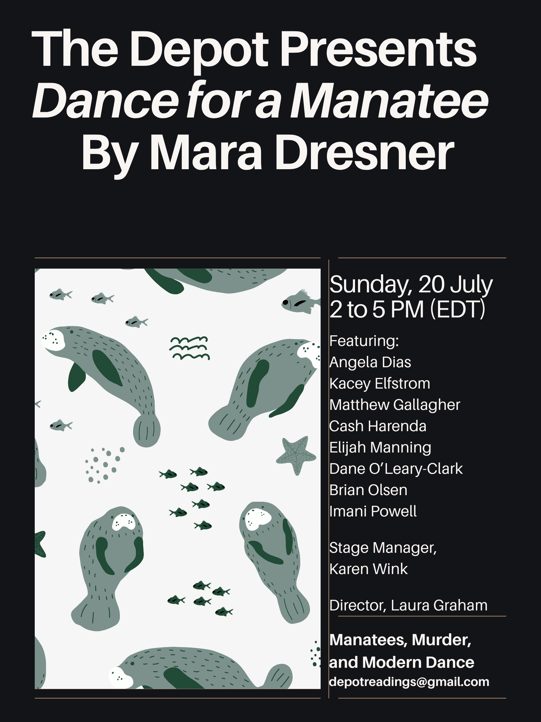 "Dance for a Manatee" Reading