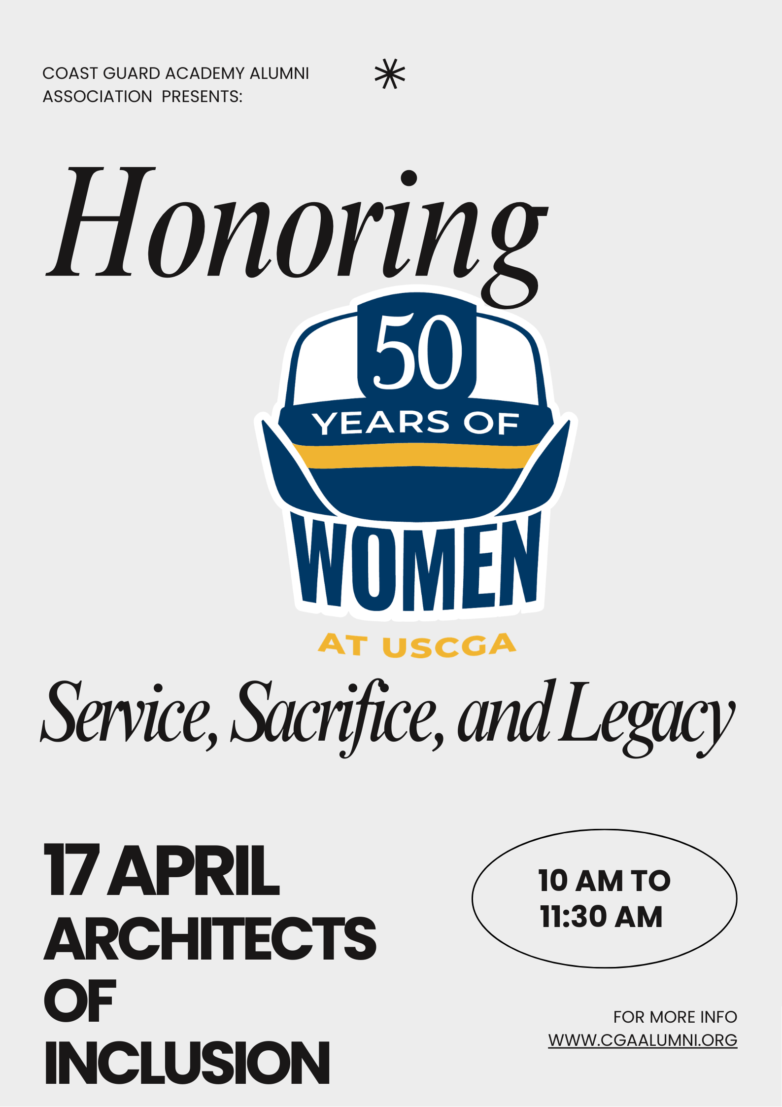 Fifty Years of Women at the Coast Guard Academy