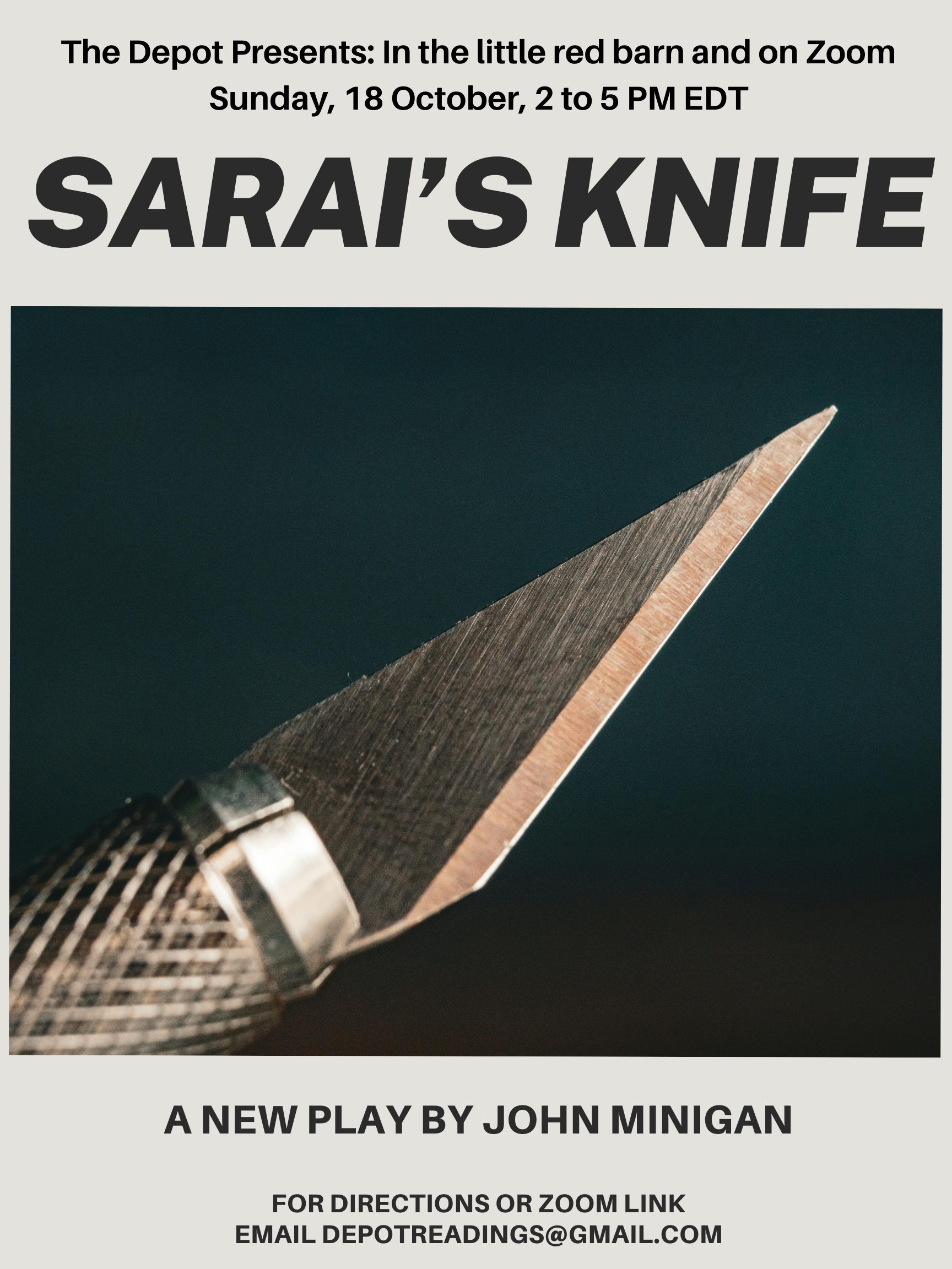 Sarai's Knife by John Minigan