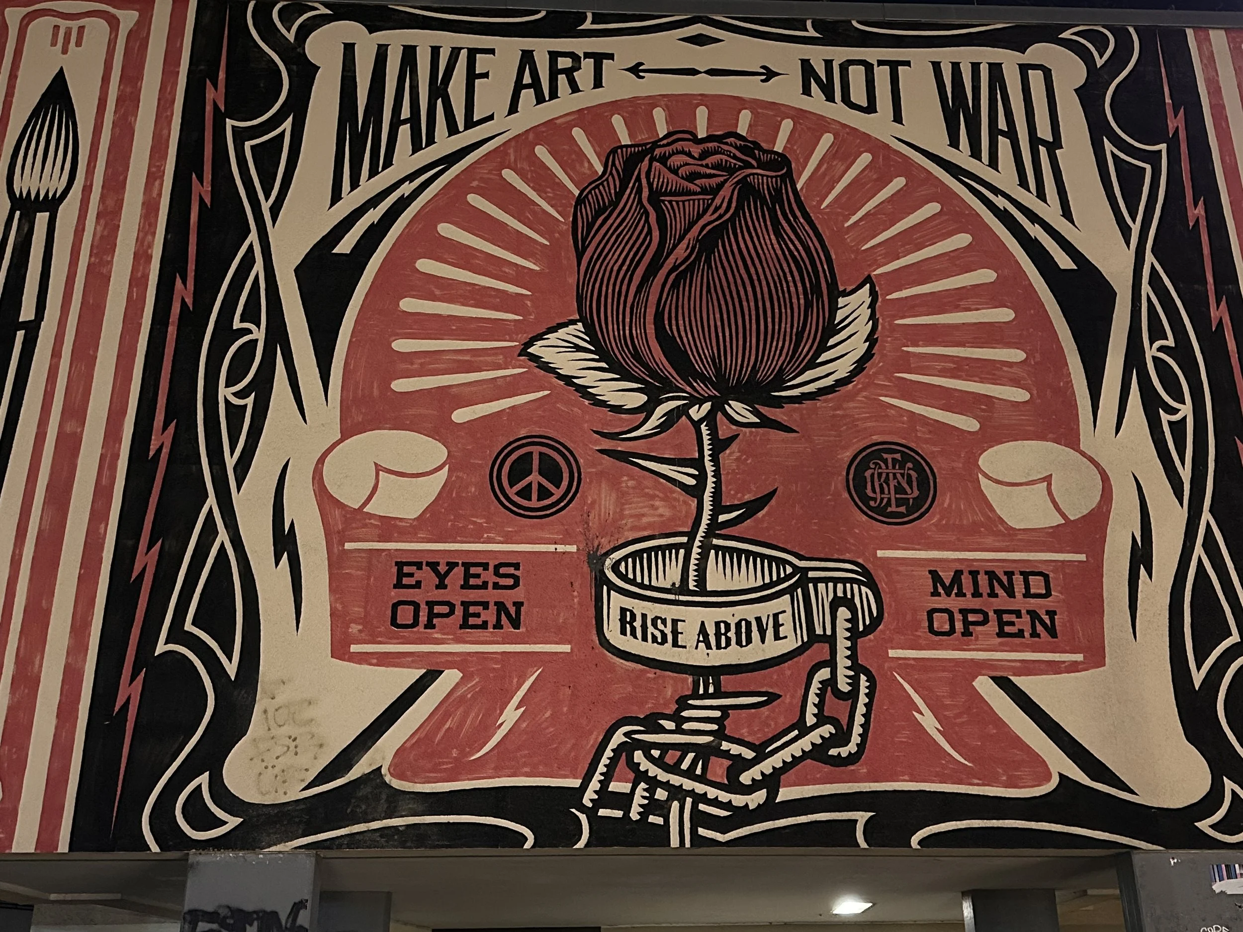 Shepard Fairey Berlin Photo by Anne