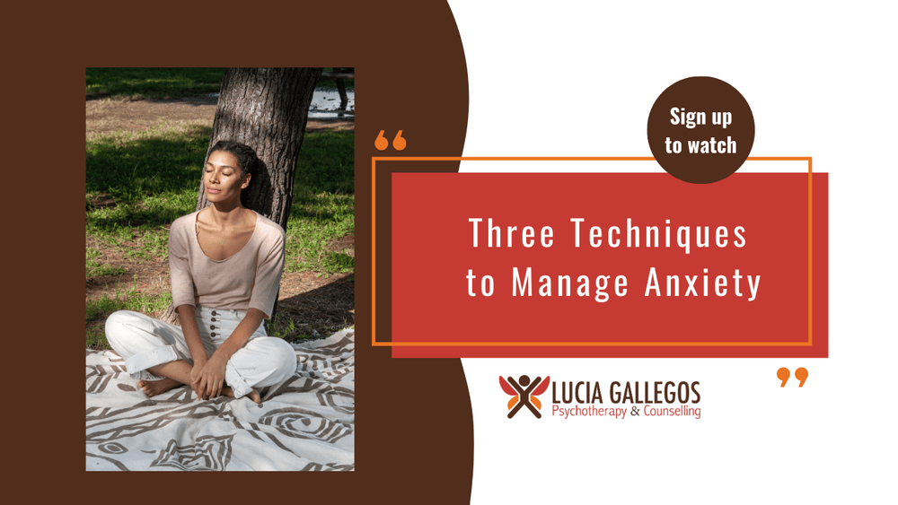 youtube thumbnail for Three techniques to manage anxiety vi