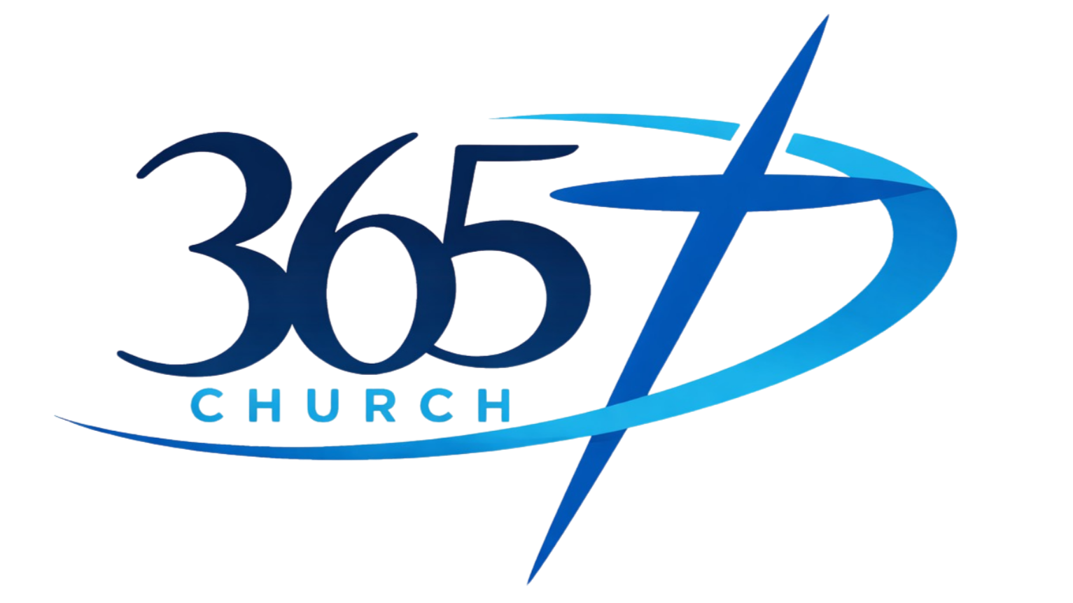 Church 365 logo with large blue numbers '365' and a stylized blue cross, and the word 'CHURCH' underneath.
