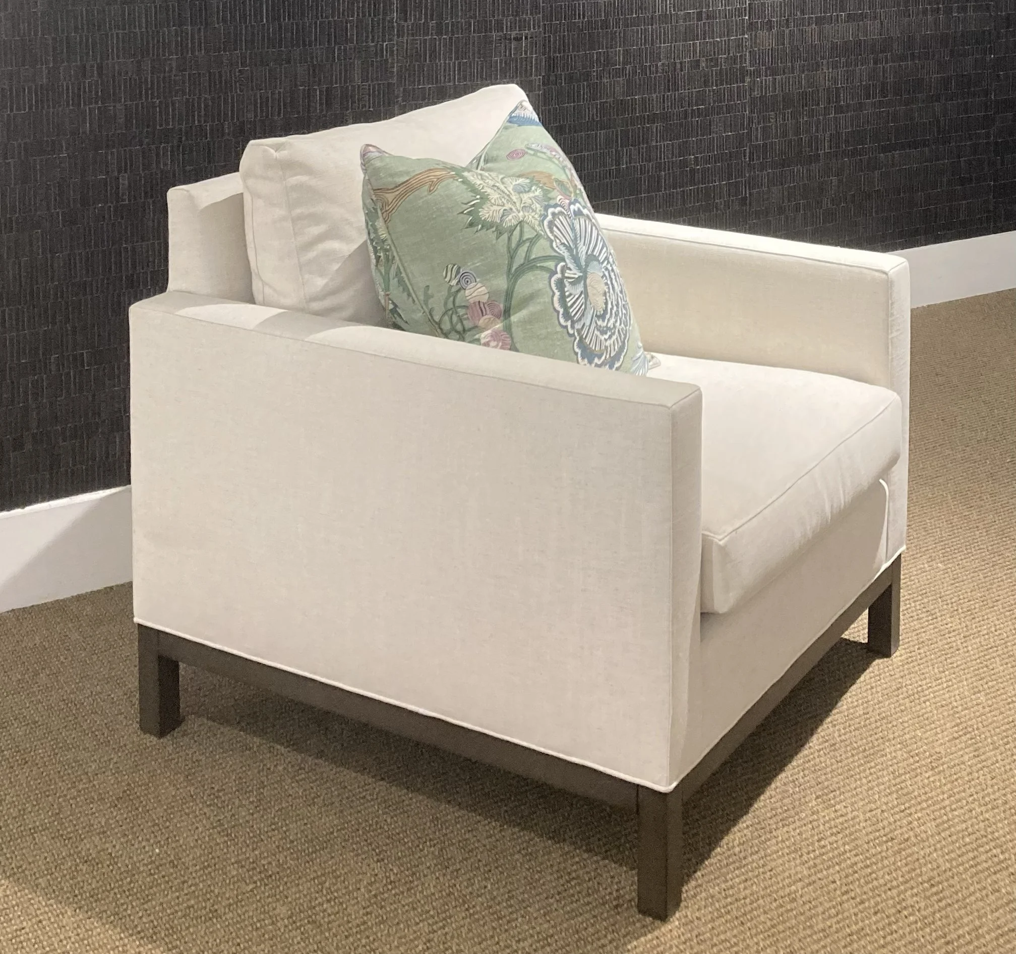 Thibaut Frampton Chair  | Thibaut Fabric | 32" W x 36" D x 35.5" H