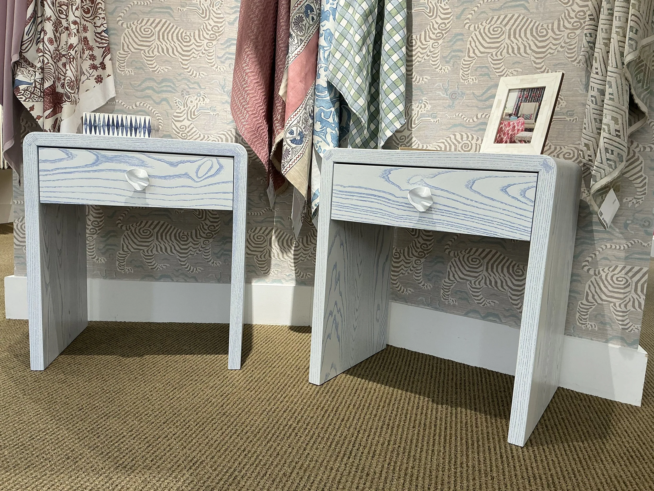 Aronson Nightstands | Ash Wood | 24" W x 18" D x 27" H
