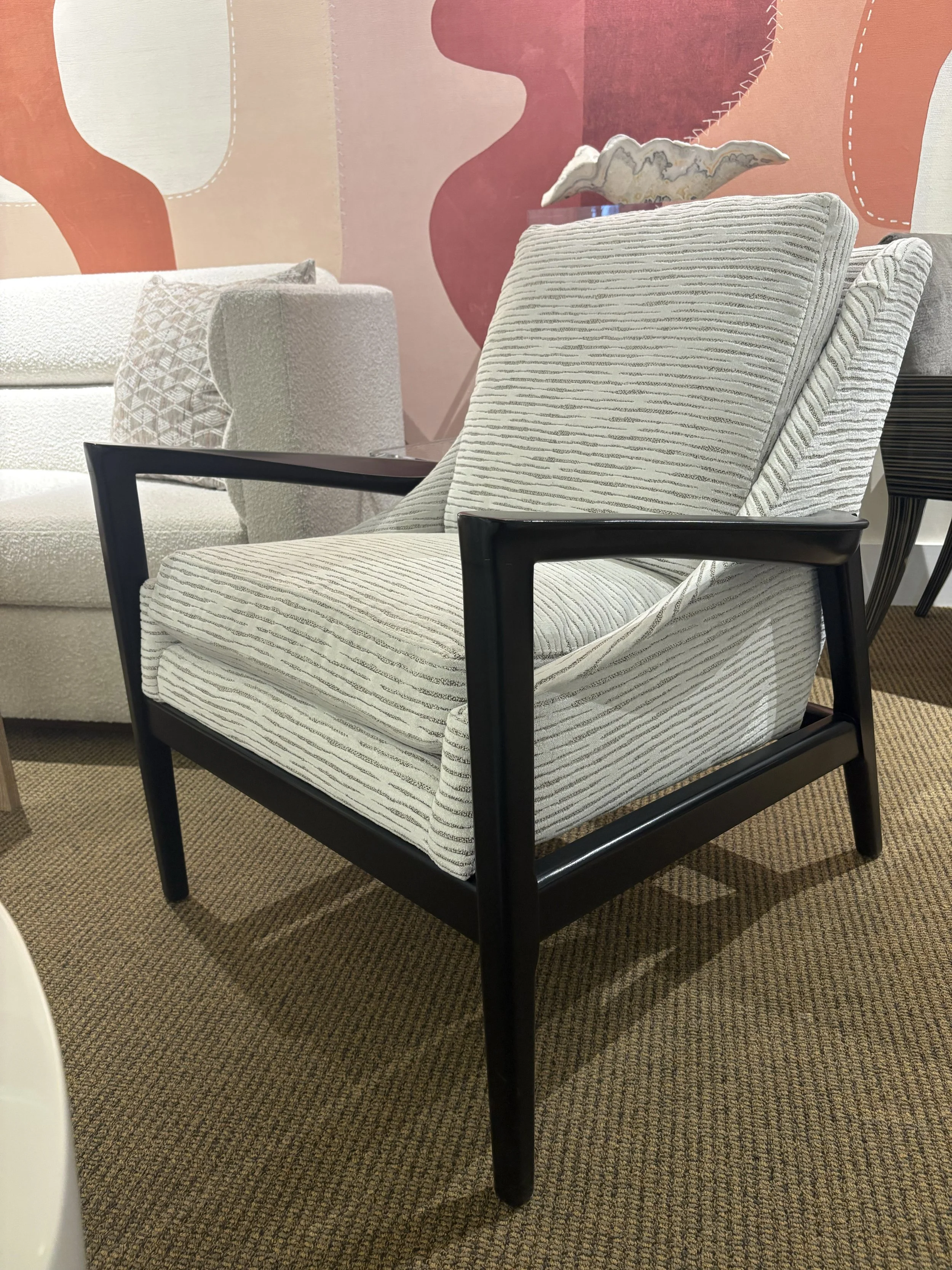 Fabricut Reese Chair | Strohiem Fabric | 30" W x 33" D x 33" H