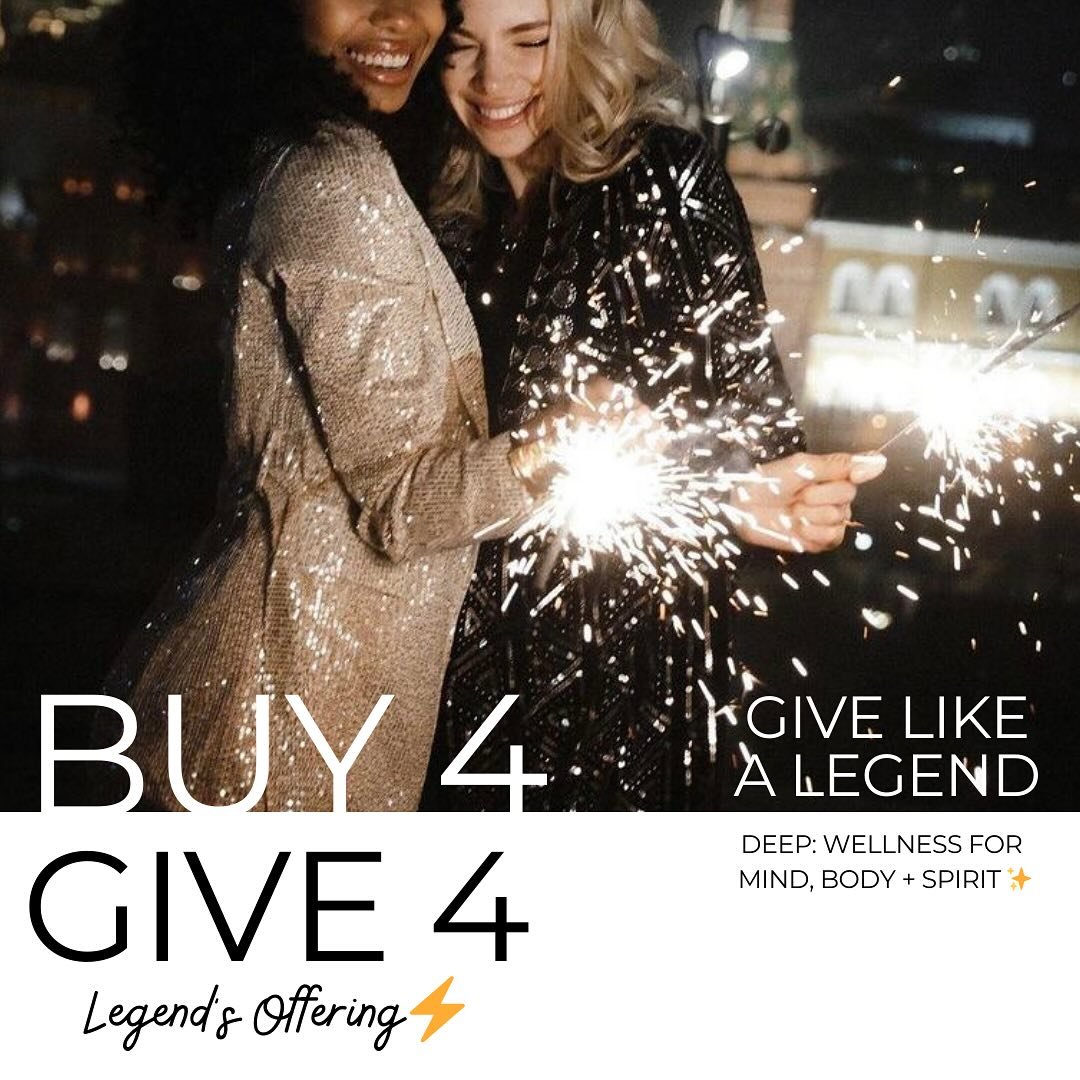✨ the season of giving ✨

 Celebrate the season of giving and connection with this exclusive Buy 4️⃣, Give 4️⃣ for $4️⃣4️⃣4️⃣ offering. 🎁

It&rsquo;s the perfect time to invest in your growth and share that gift with someone you love. Whether it&rsq