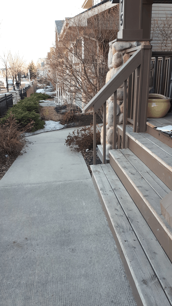 Narrow Sidewalk Challenge