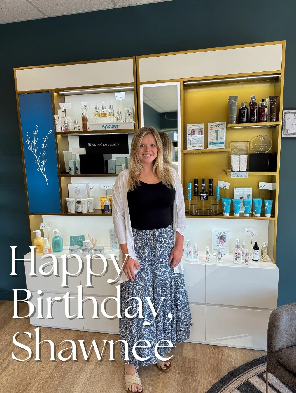 Help us wish a big, happy birthday to our lead stylist, Shawnee! 🎉

Your energy, skill, and heart make Willow Lane shine a little brighter every day. We hope your day is as fabulous as you are!
