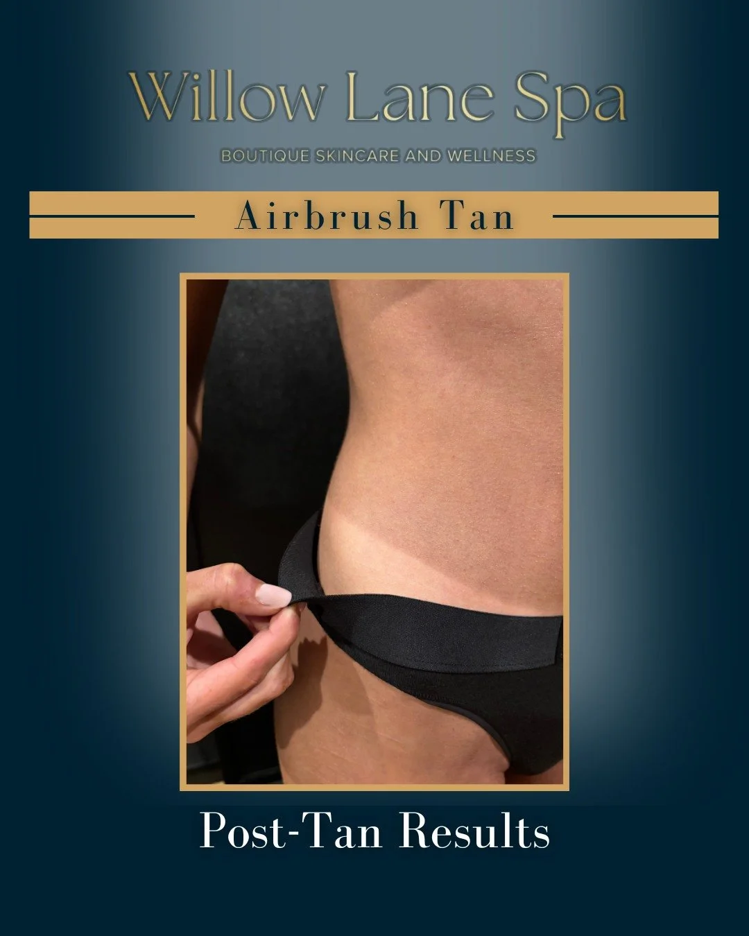 There&rsquo;s a reason airbrush tans were our most booked service last month 😉 Book yours before the holiday rush!