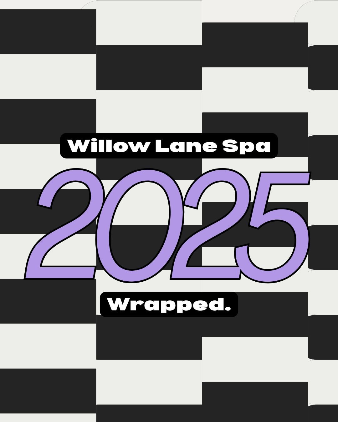 Our Wrapped doesn&rsquo;t lie &mdash; the Willow Lane community showed up big this year. Thank you for trusting us with your skin + self-care 🤍