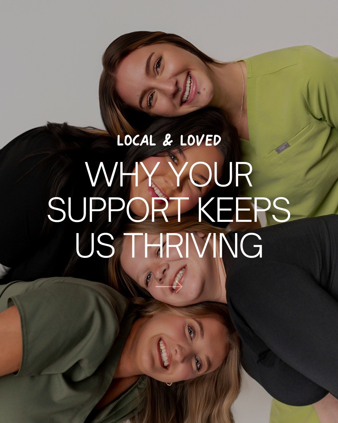 Supporting small means supporting a dream &mdash; and we&rsquo;re so grateful you choose ours. 🤍

Every appointment, every message, every referral&hellip; it all means more than you know. Thank you for supporting our small business and helping our c