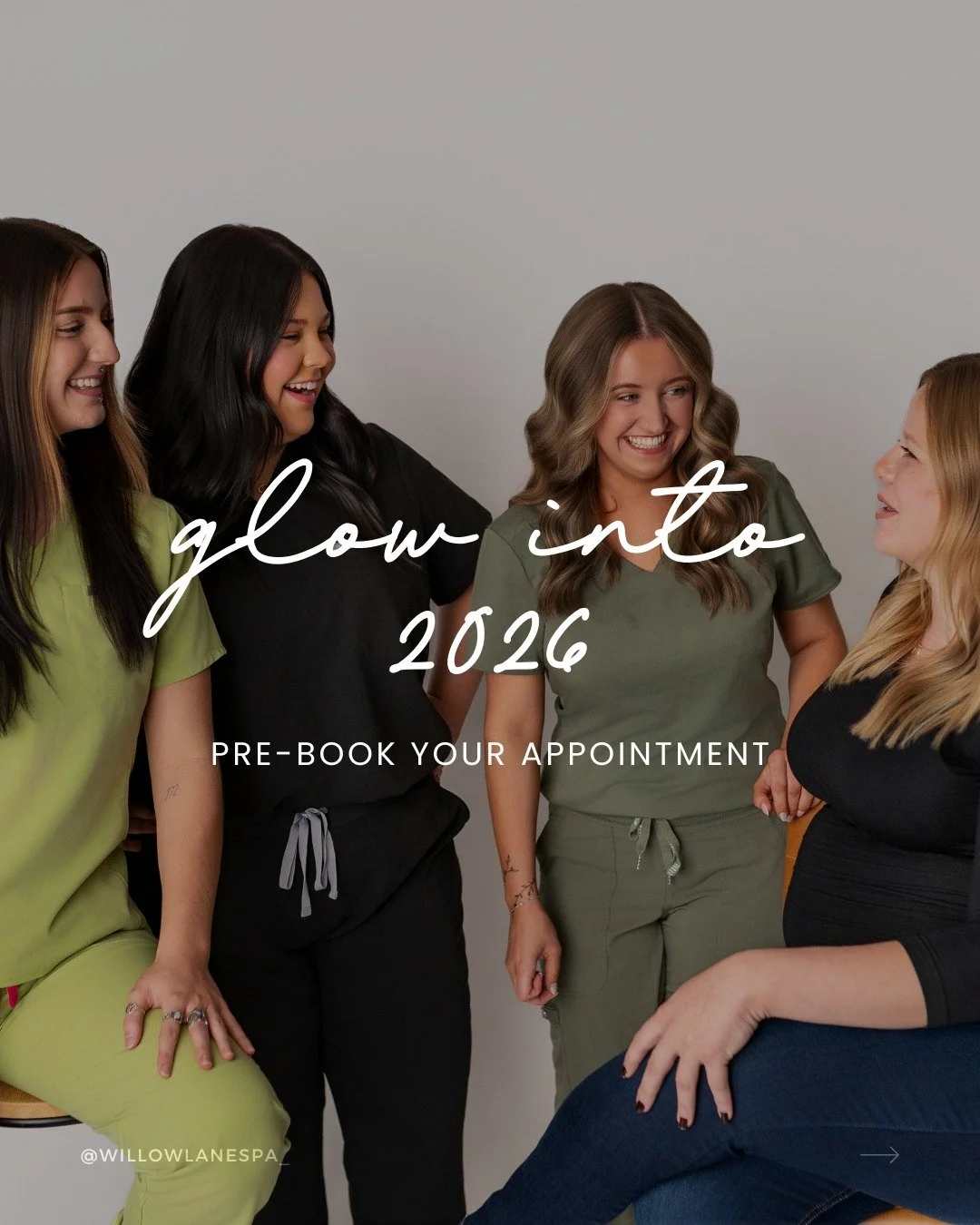If your 2026 goals include glowing skin and stress-free self-care&hellip; start now! 💕 
Pre-book your appointments so you never miss your favorite service