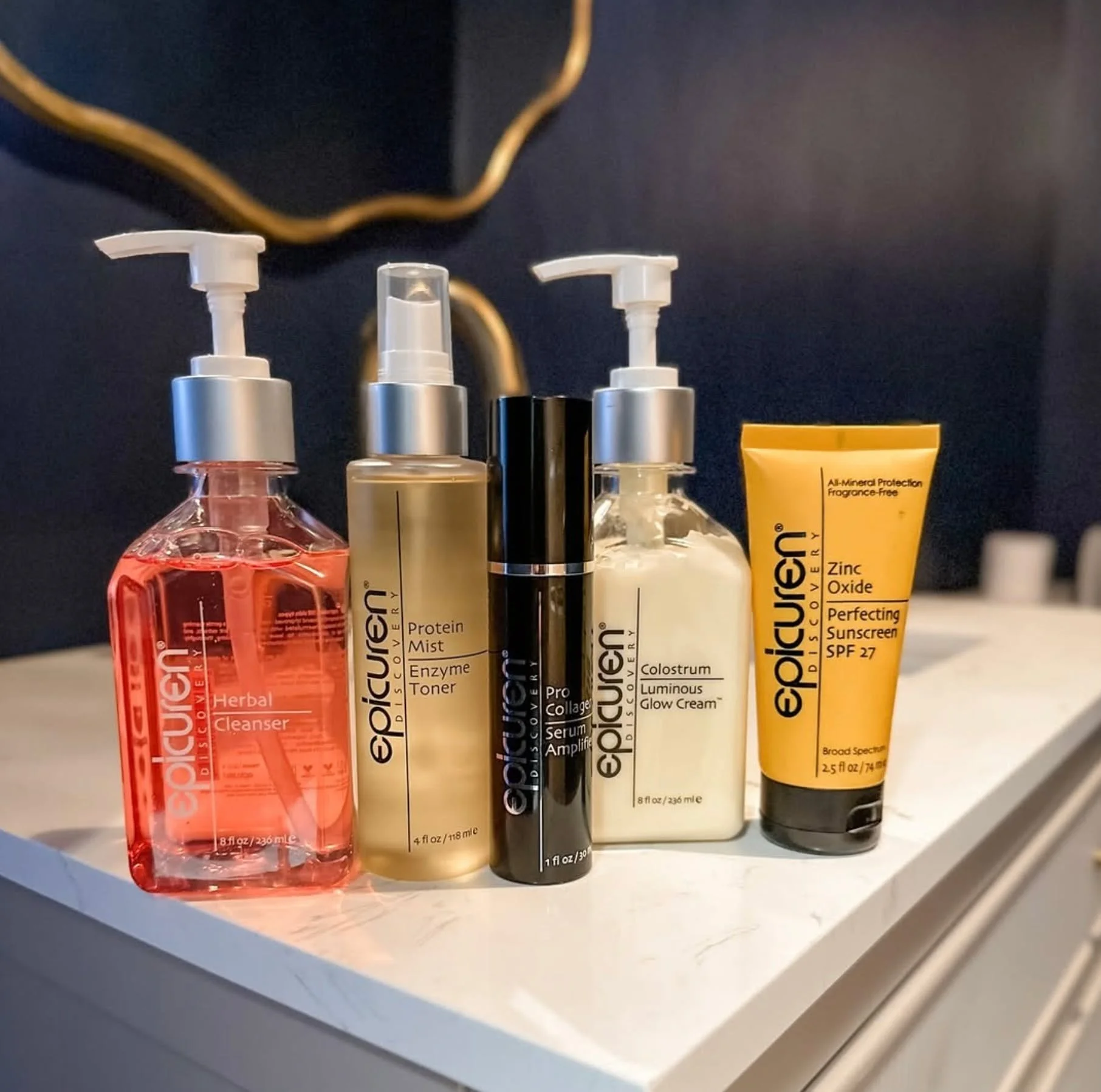 March Madness started this week, and this is the skincare starting 5 lineup of your dreams. 🥰

Step 1: Herbal Cleanser
Step 2: Protein Mist Enzyme Toner
Step 3: Pro Collagen Serum Amplifier
Step 4: Colostrum Luminous Glow Cream
Step 5: Zinc Oxide SP