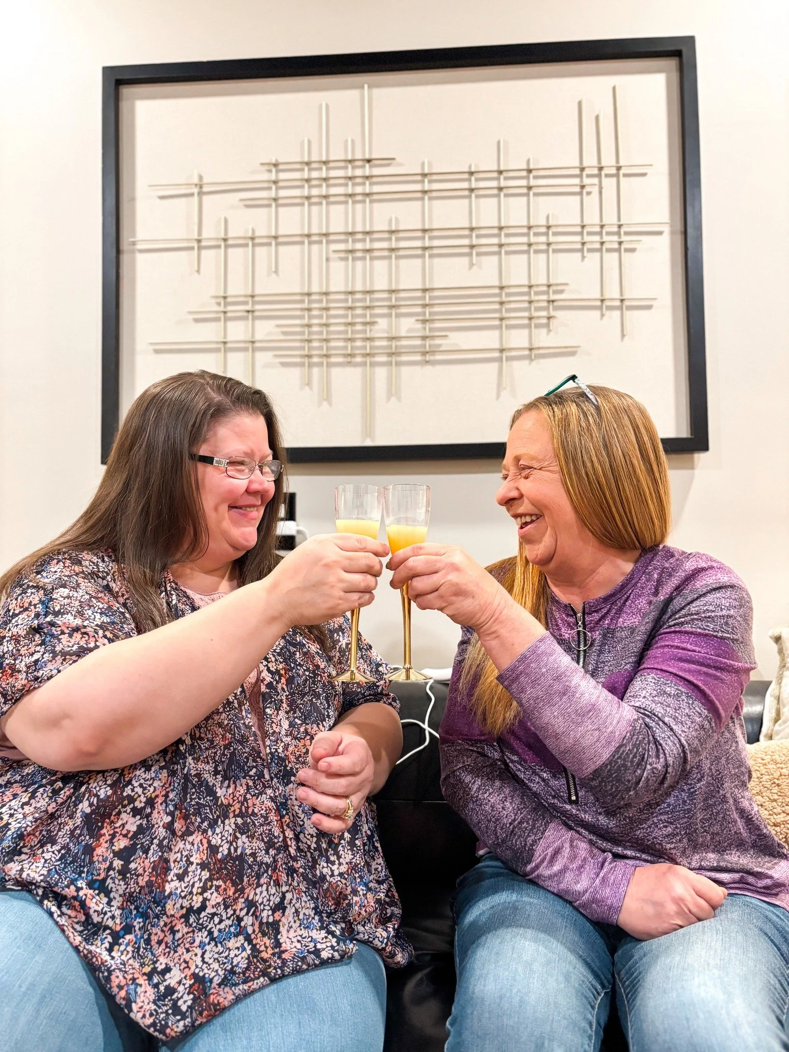 Our vibe right now is just living life one spa day at a time. ✌🏼